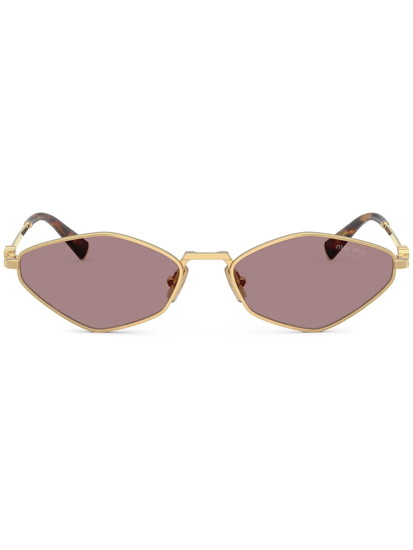 geometric-frame sunglasses