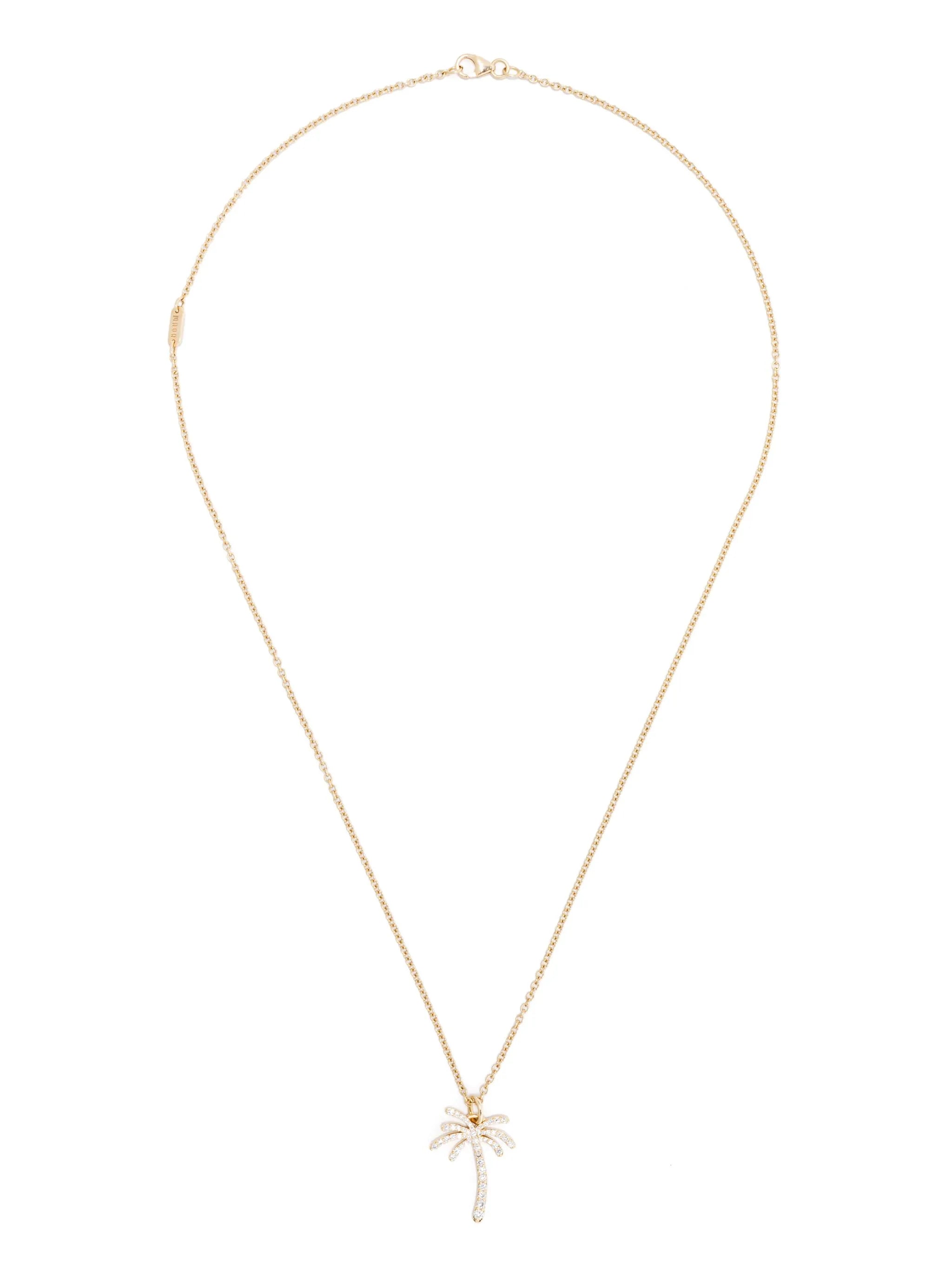 18K yellow gold Paradisa diamond necklace
