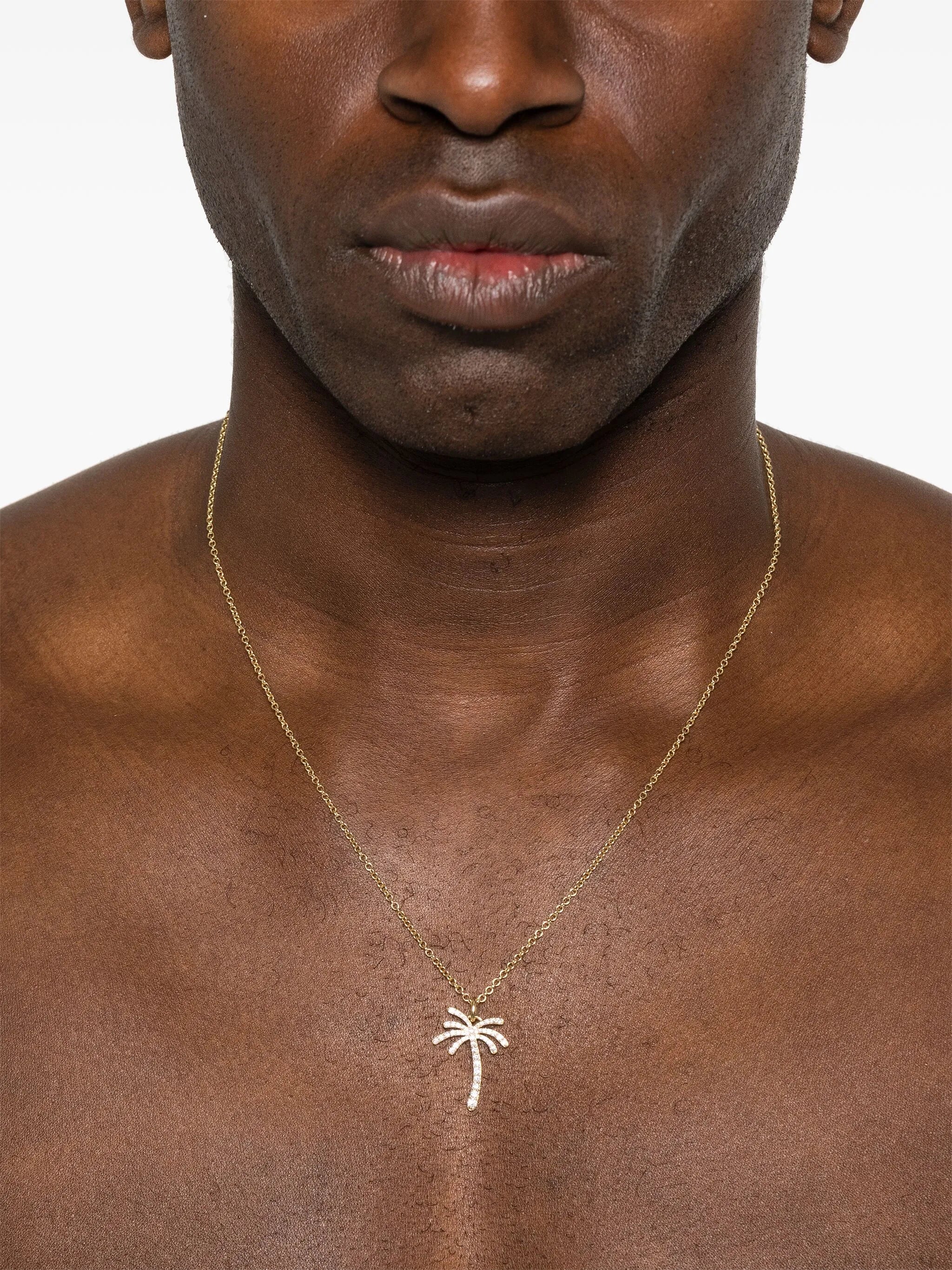 18K yellow gold Paradisa diamond necklace