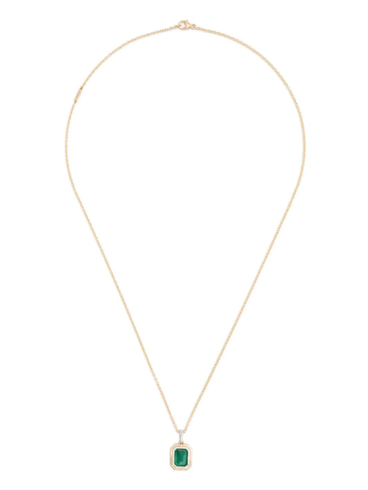 18K yellow gold Equinox peridot necklace