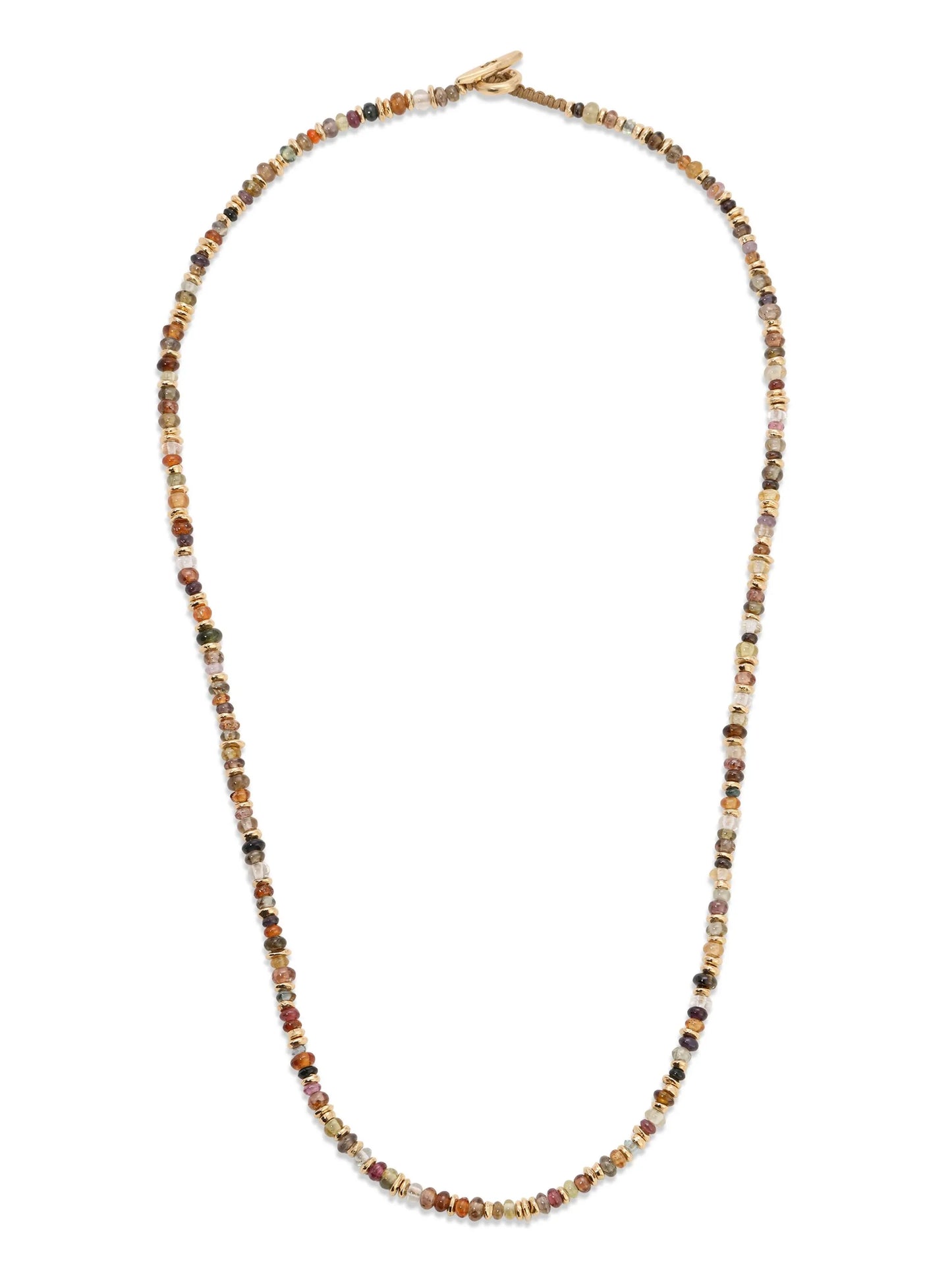 18kt yellow gold Pilla sapphire necklace