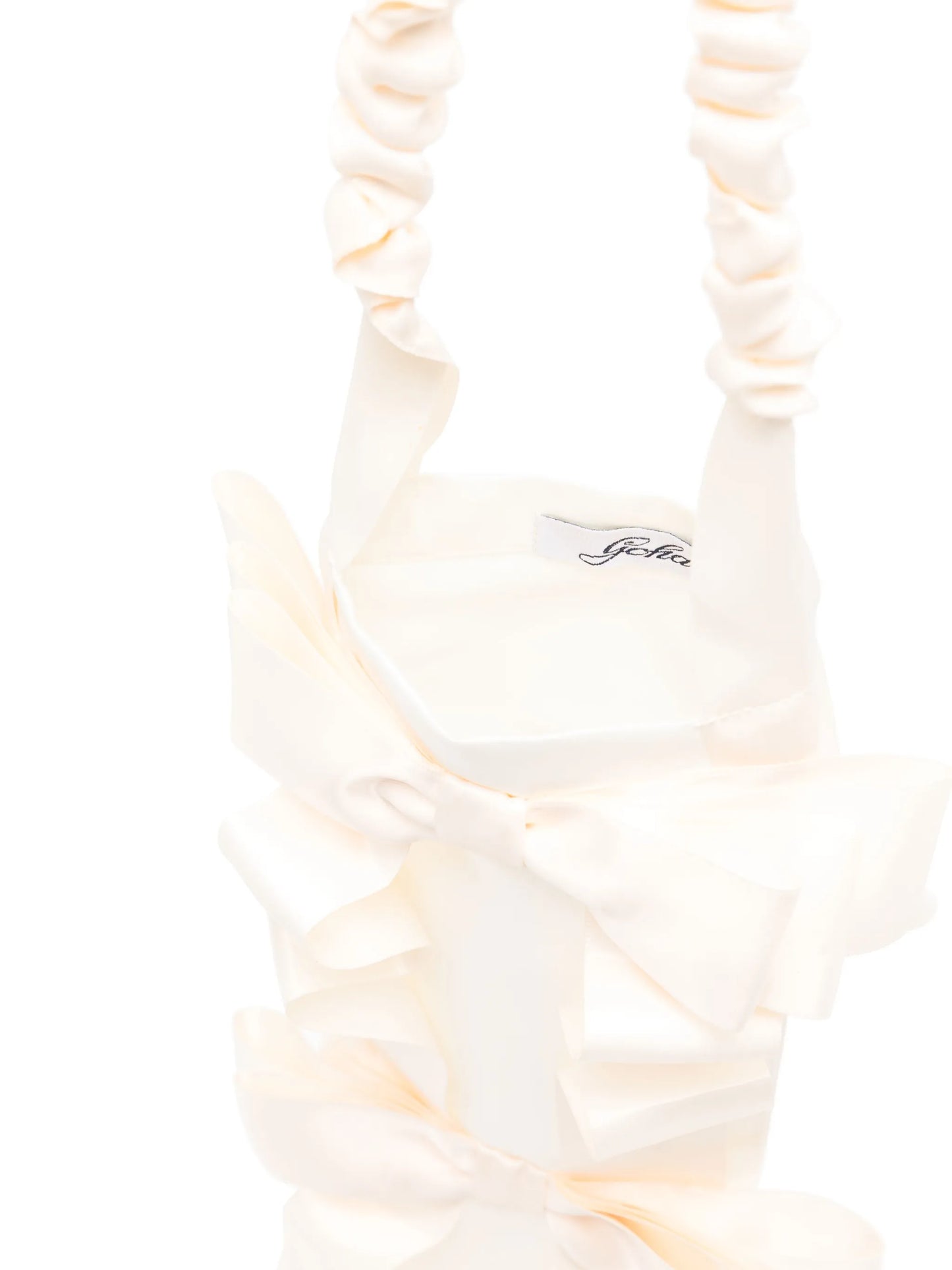 bow-detail baguette bag