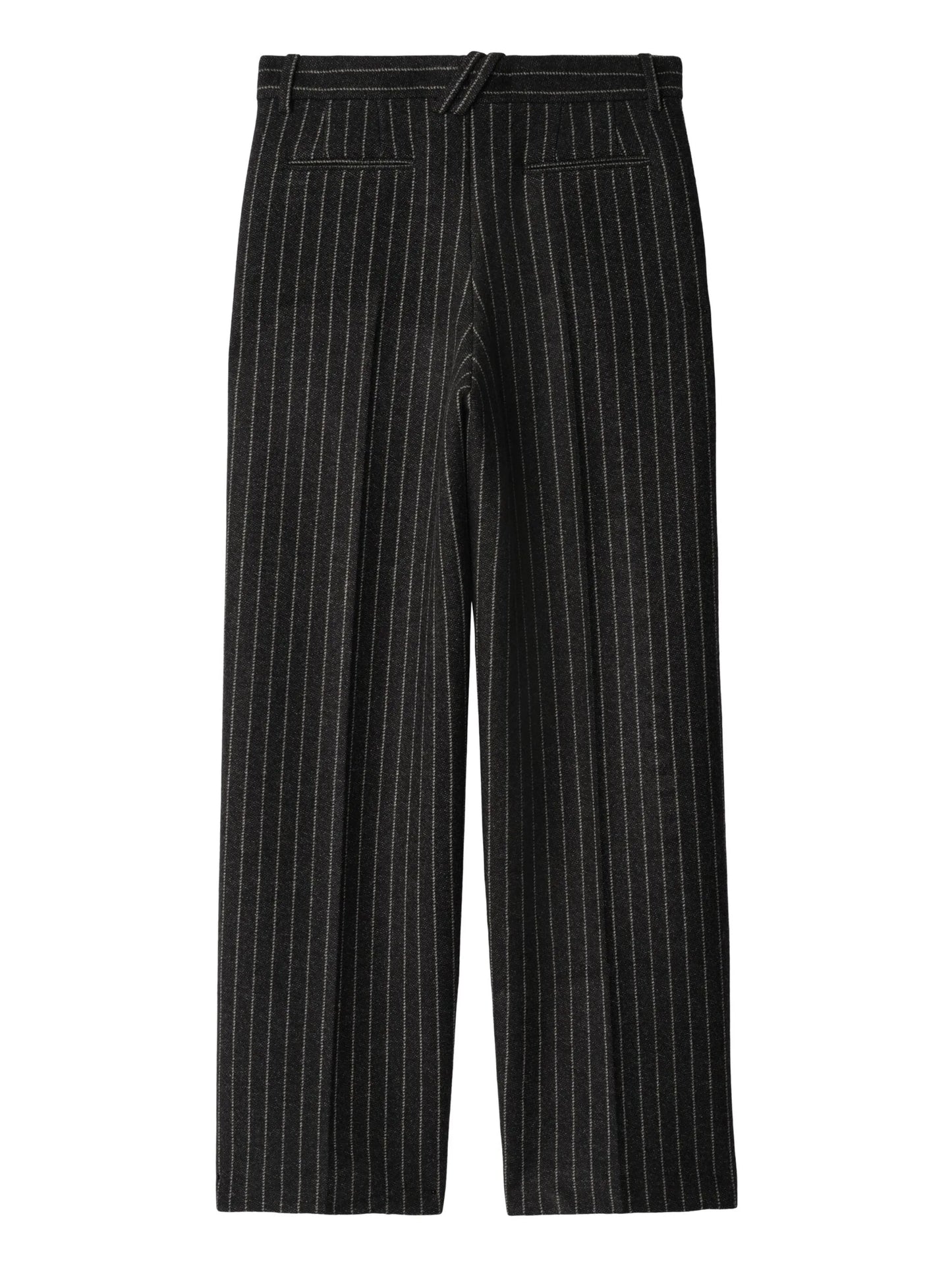 pinstripe tailored trousers