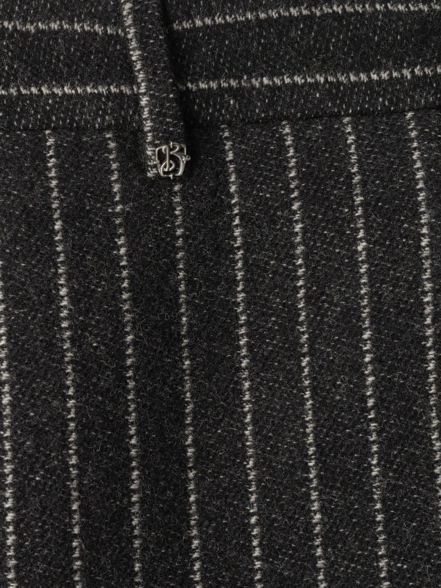 pinstripe tailored trousers