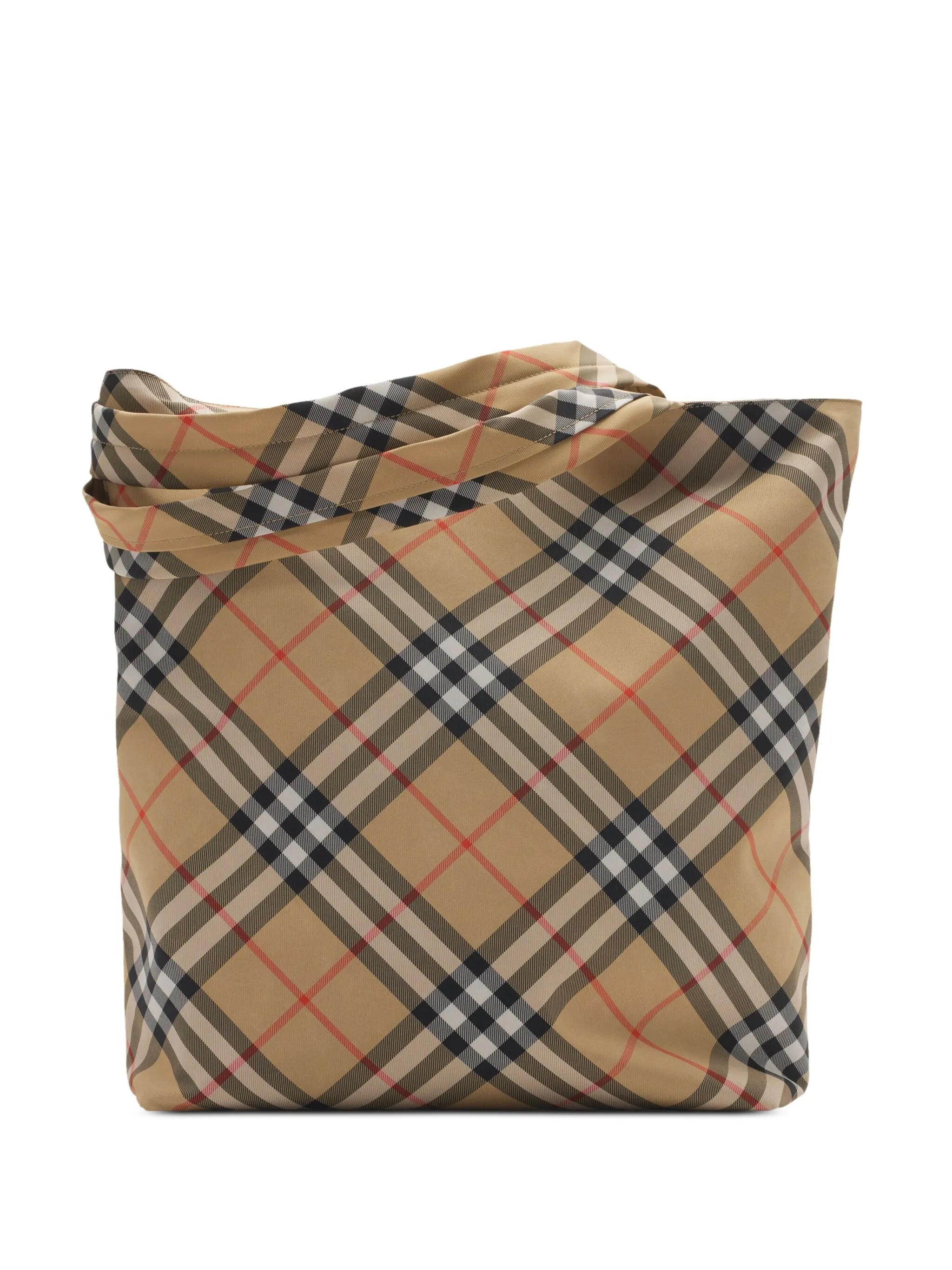 Check tote bag