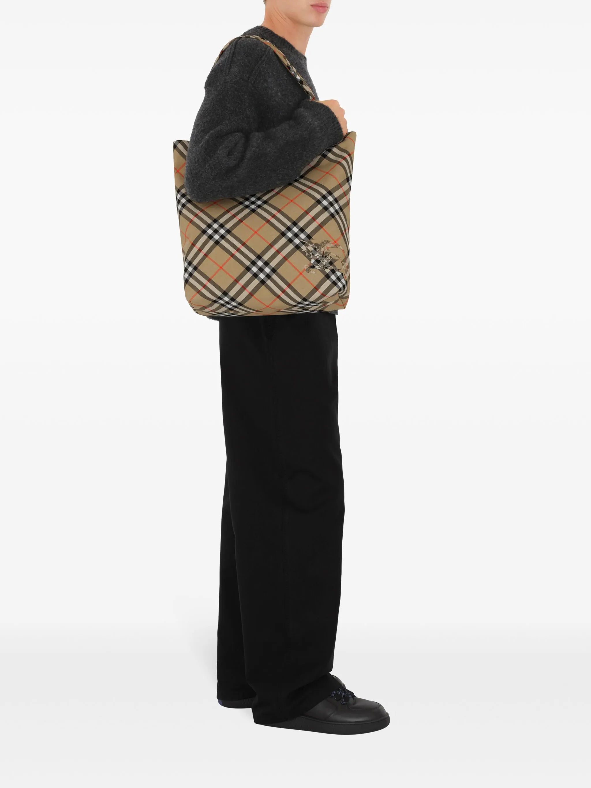 Check tote bag