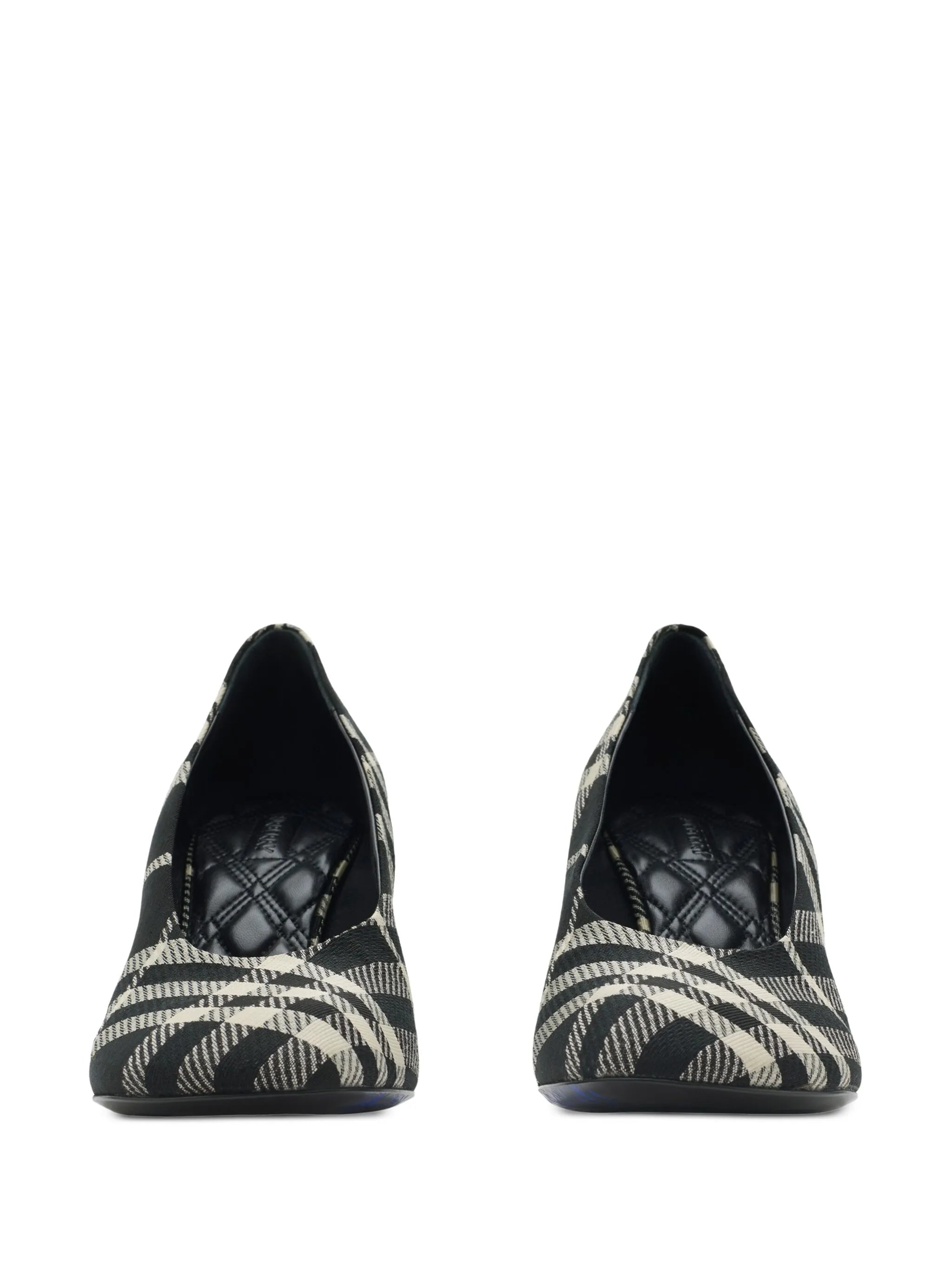 85mm Equestrian-print pumps