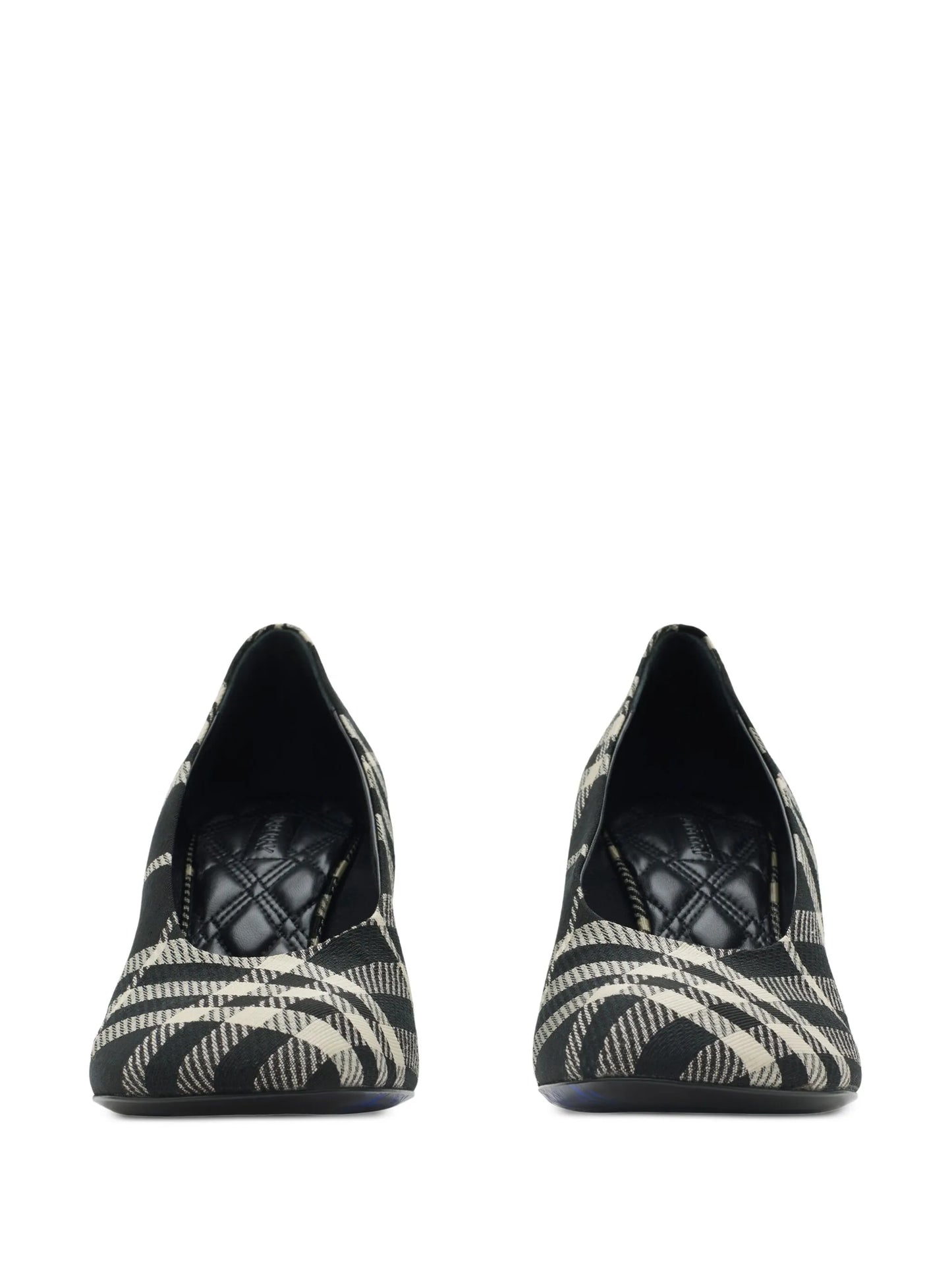 85mm Equestrian-print pumps