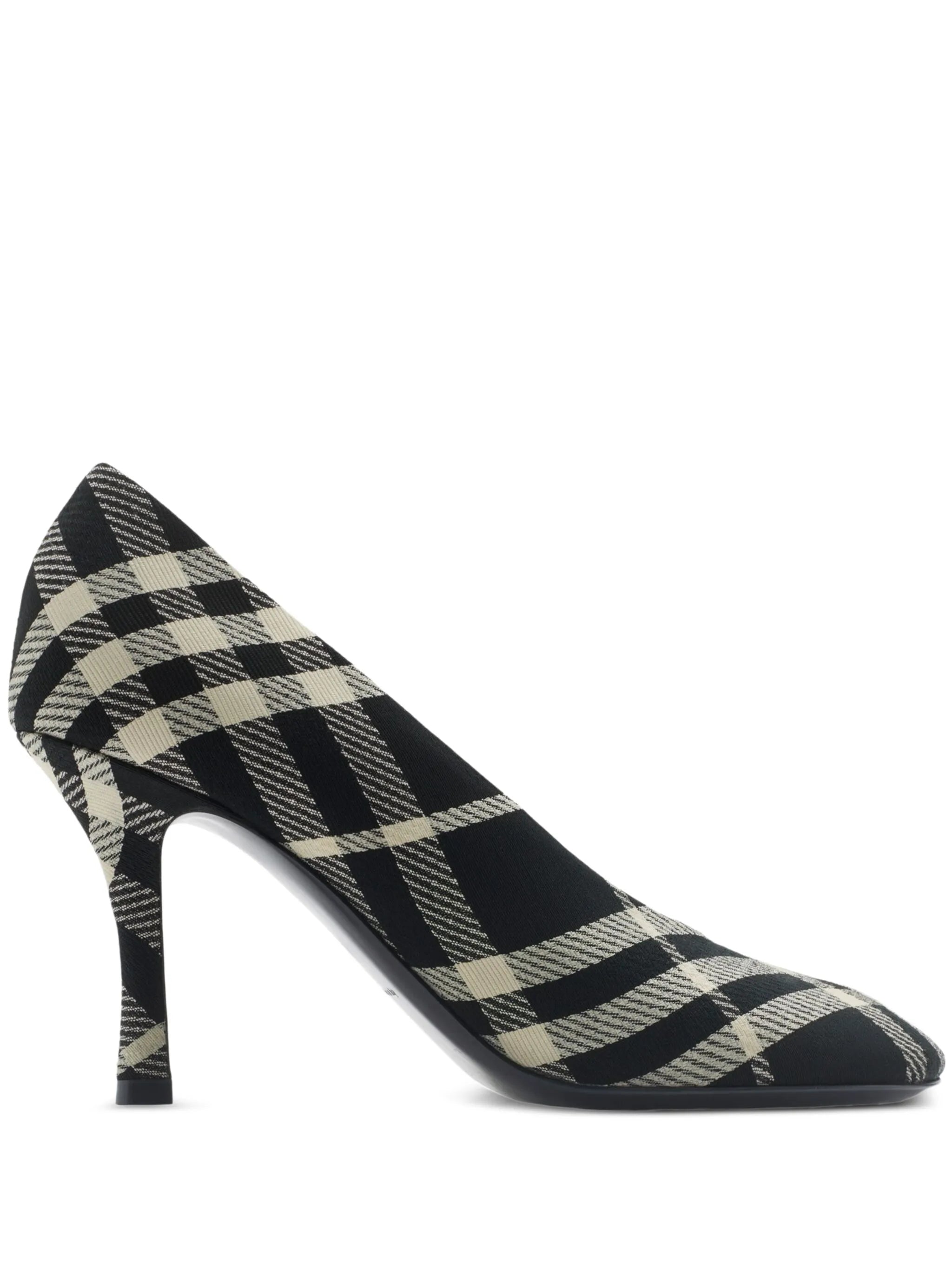 85mm Equestrian-print pumps