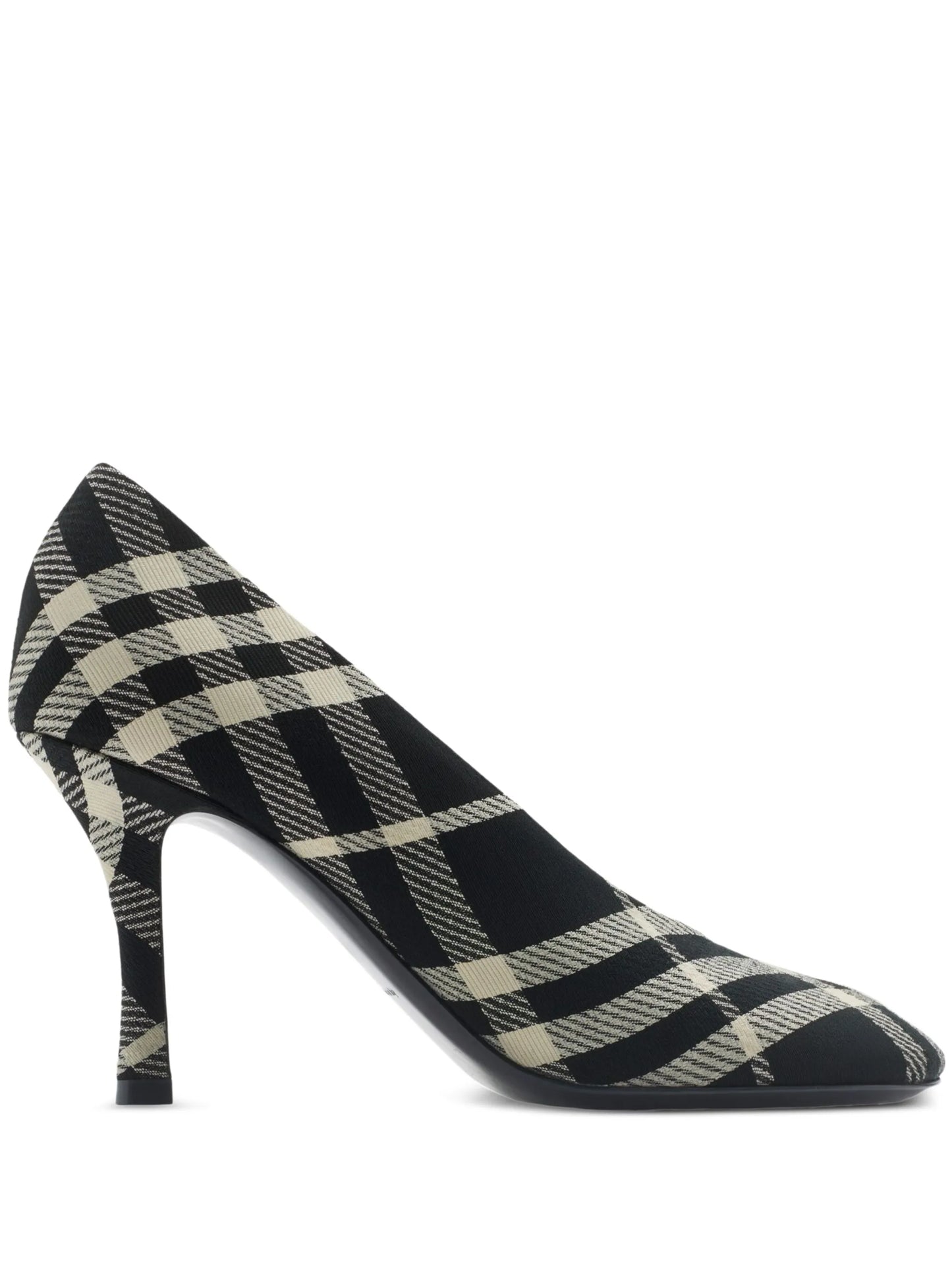 85mm Equestrian-print pumps