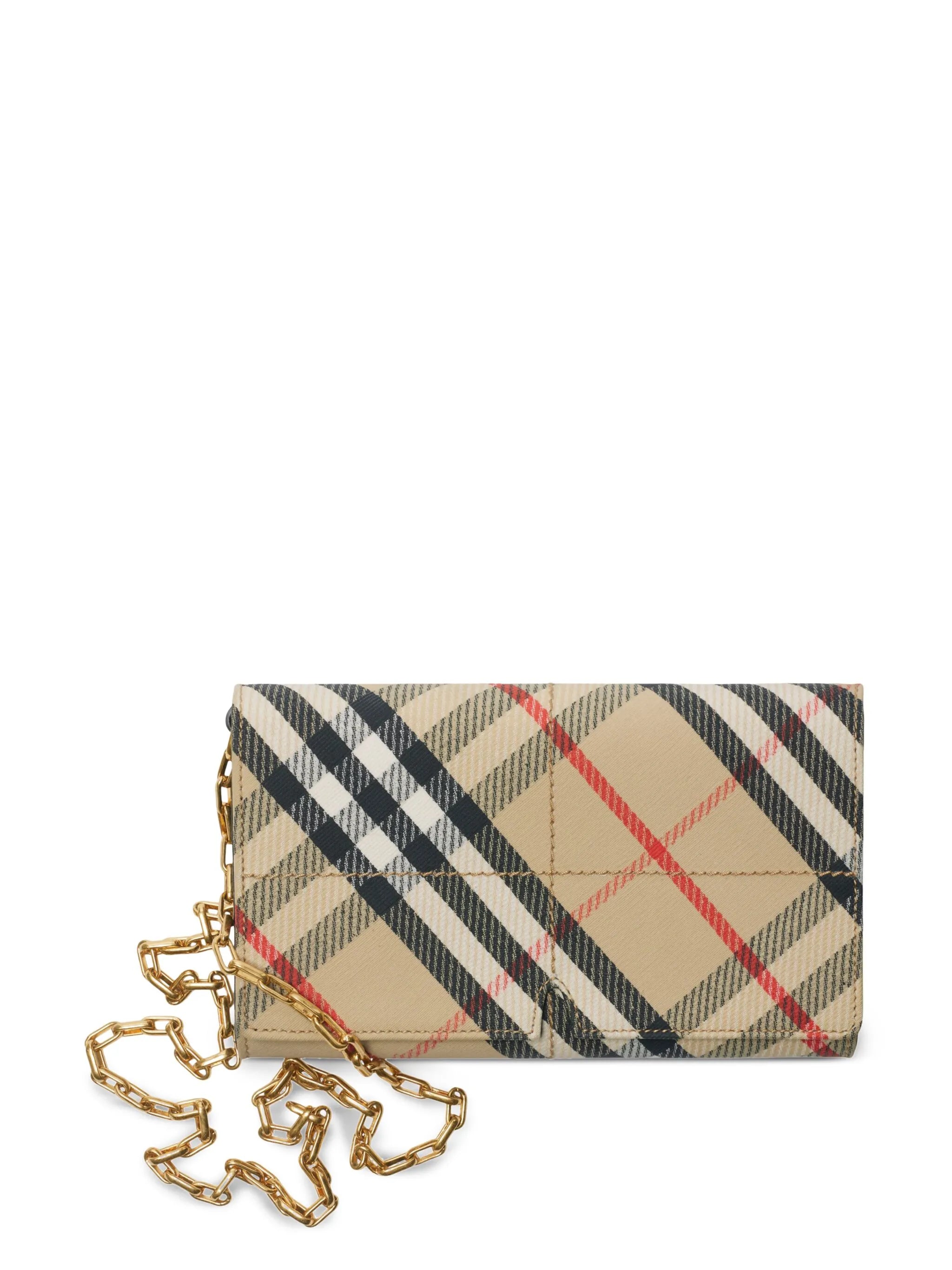 checked mini bag