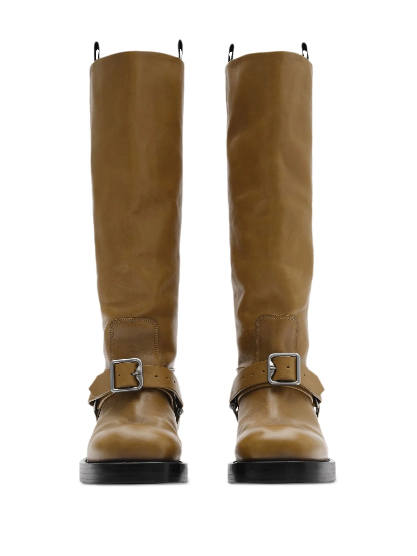 leather biker boots