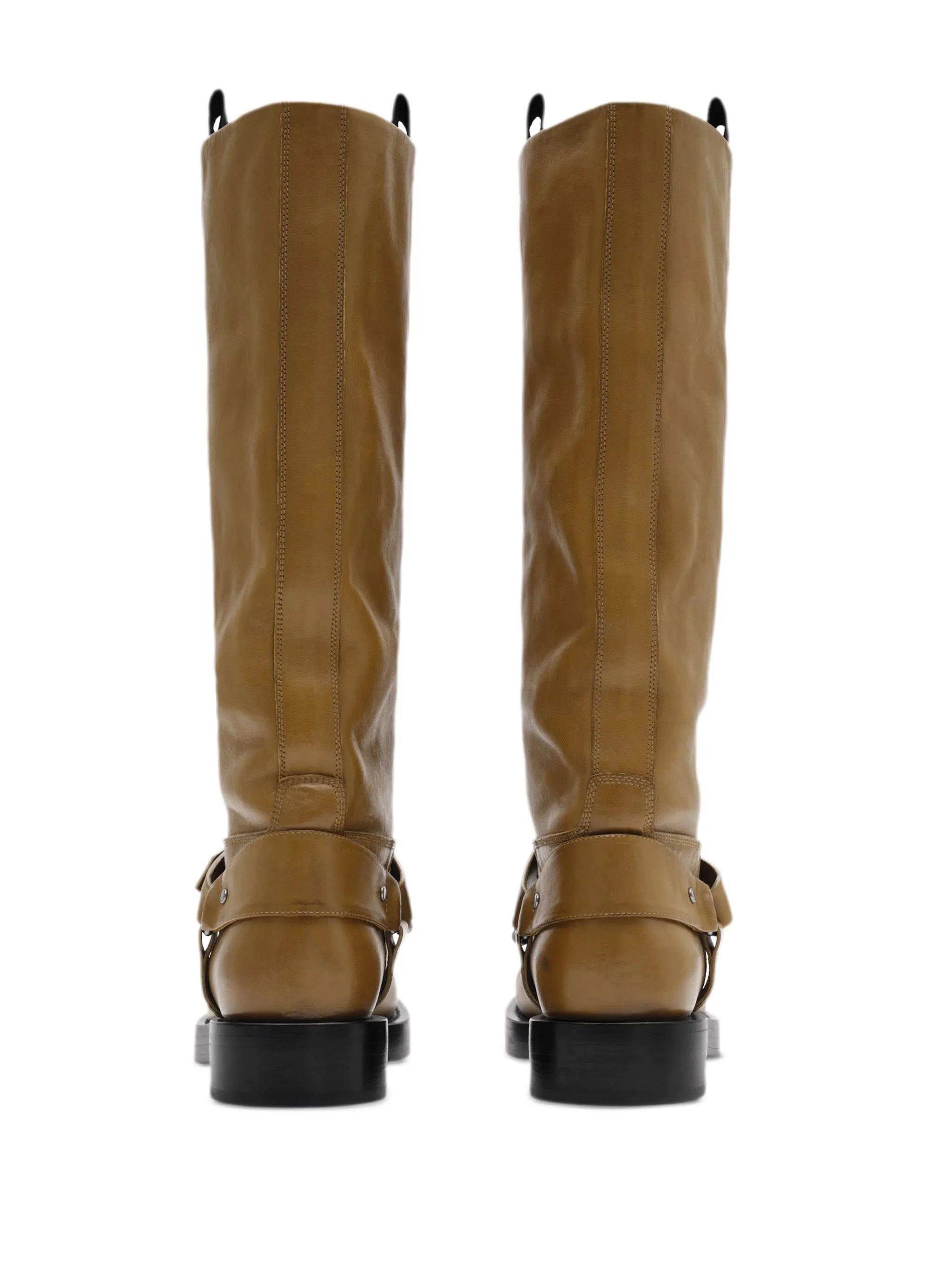 leather biker boots