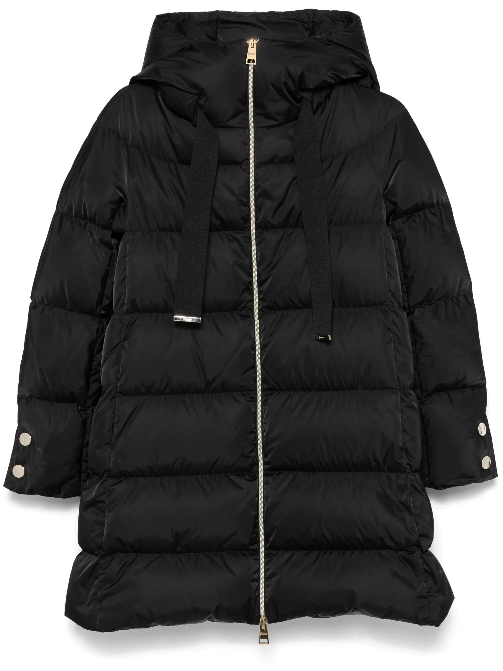 quilted A-shape coat