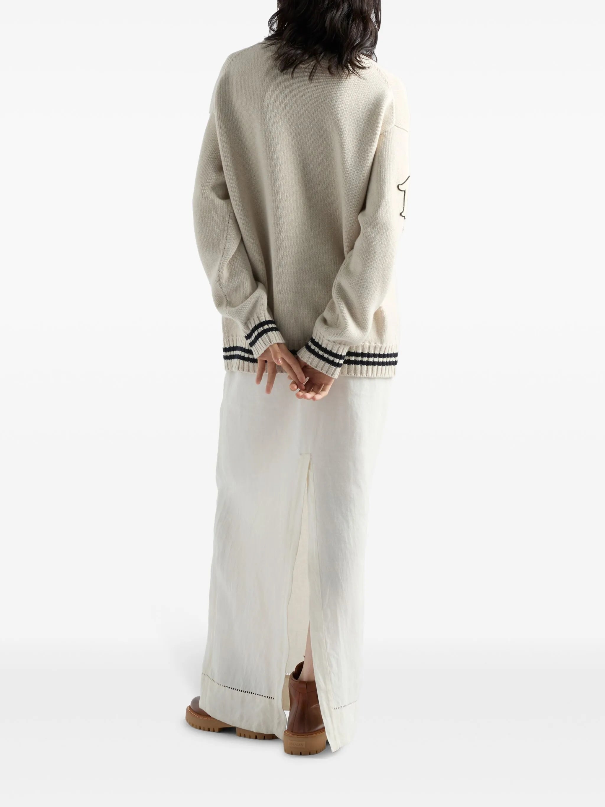 Wool and cashmere cardigan