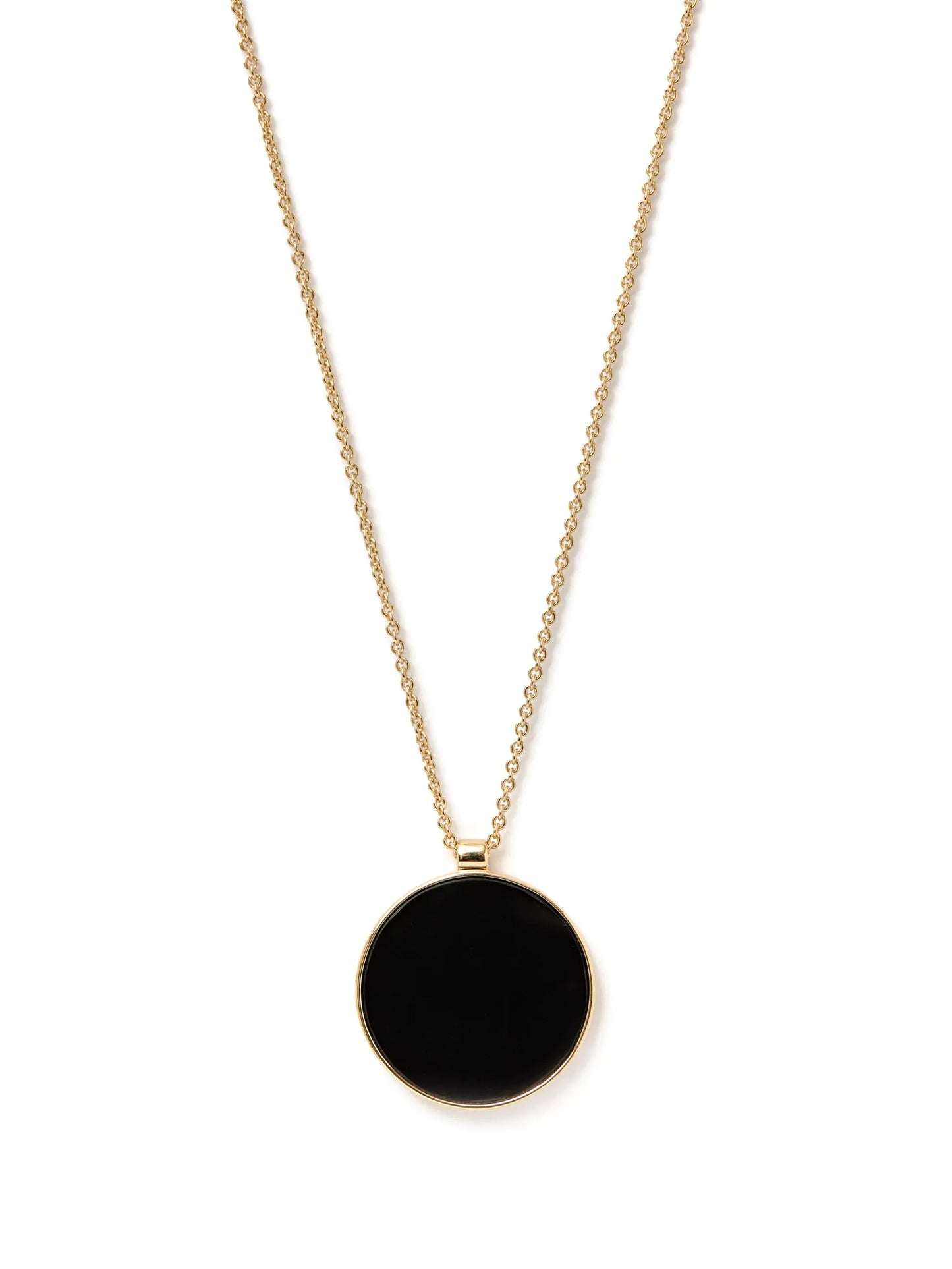 sphere-pendant gold-vermeil necklace