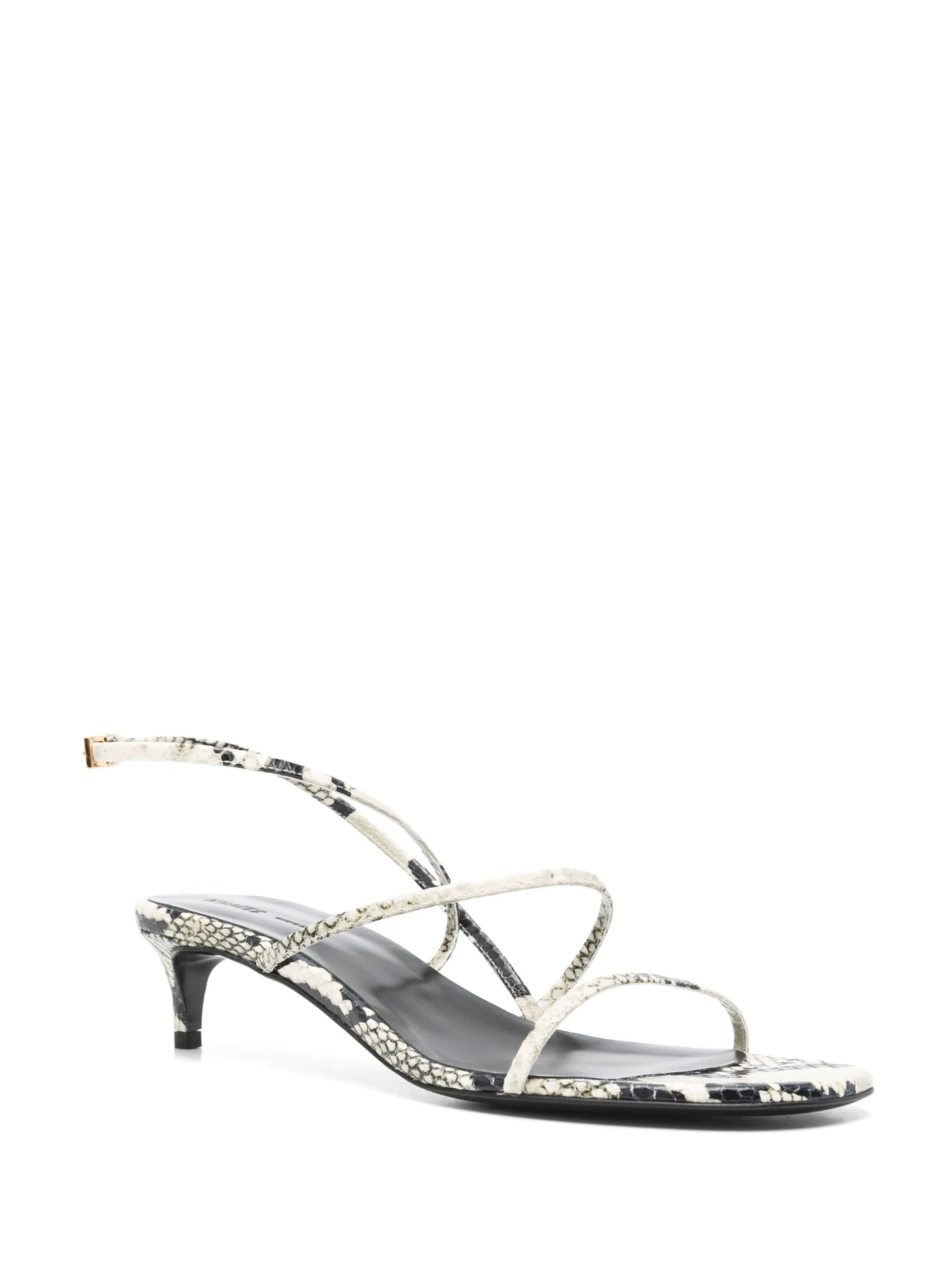 35mm snakeskin-print sandals