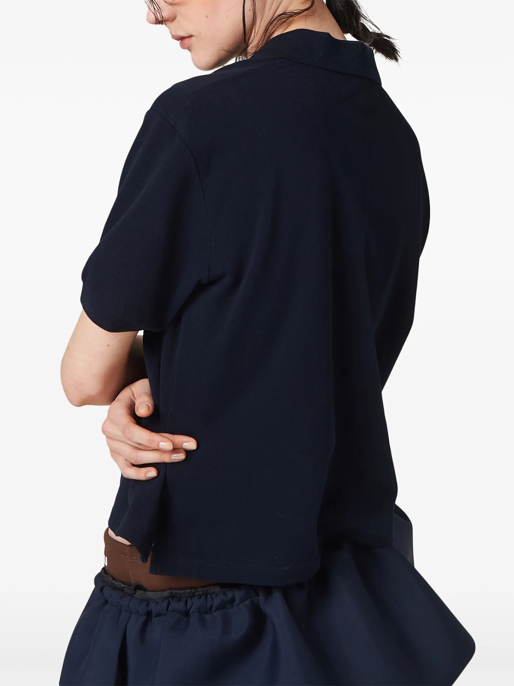 cotton piqué polo shirt