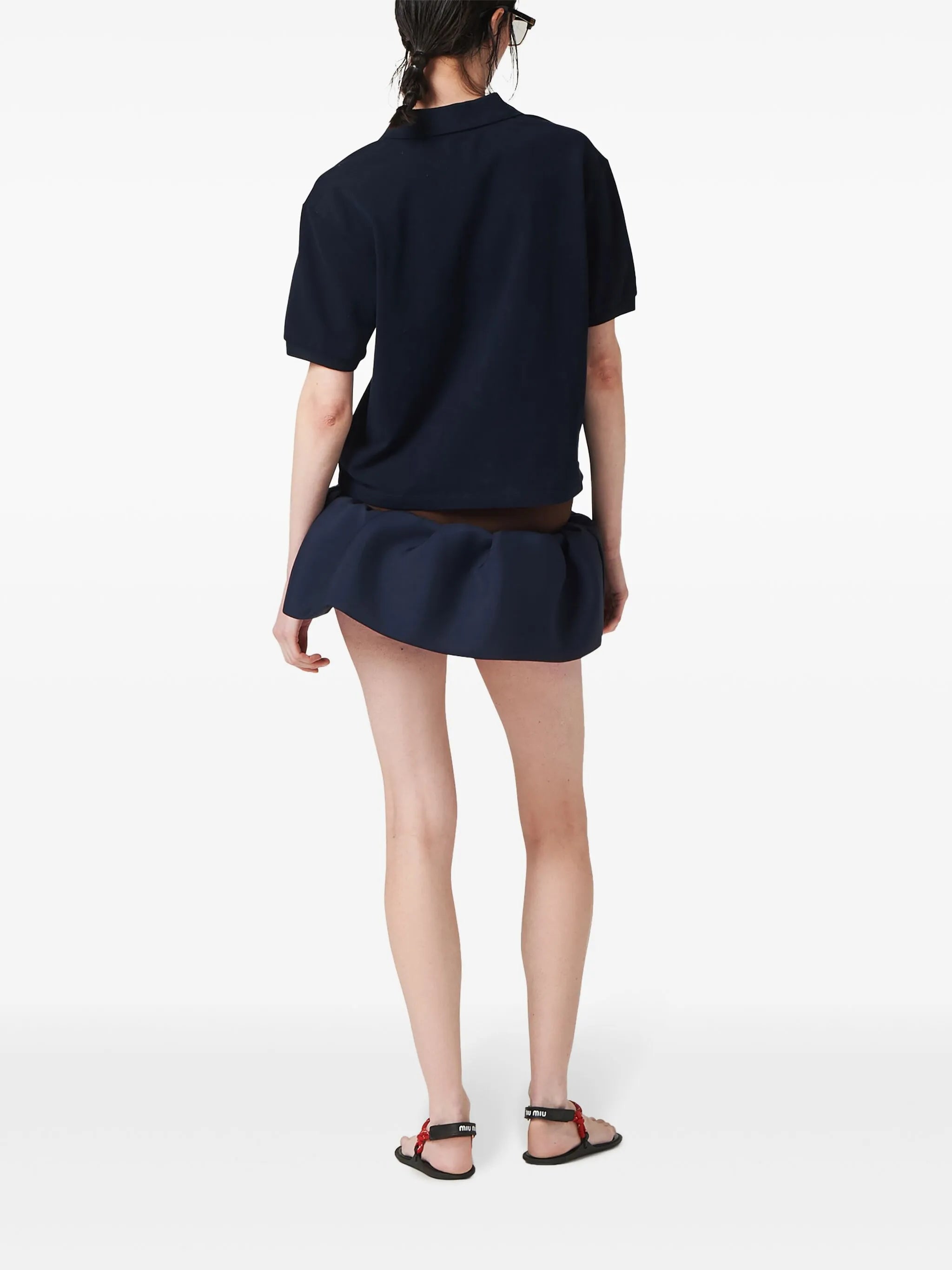 cotton piqué polo shirt
