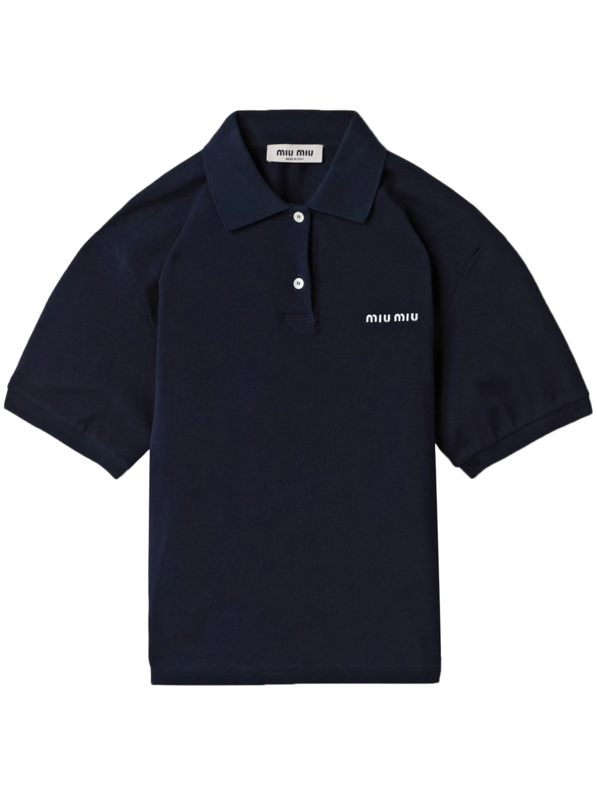 cotton piqué polo shirt