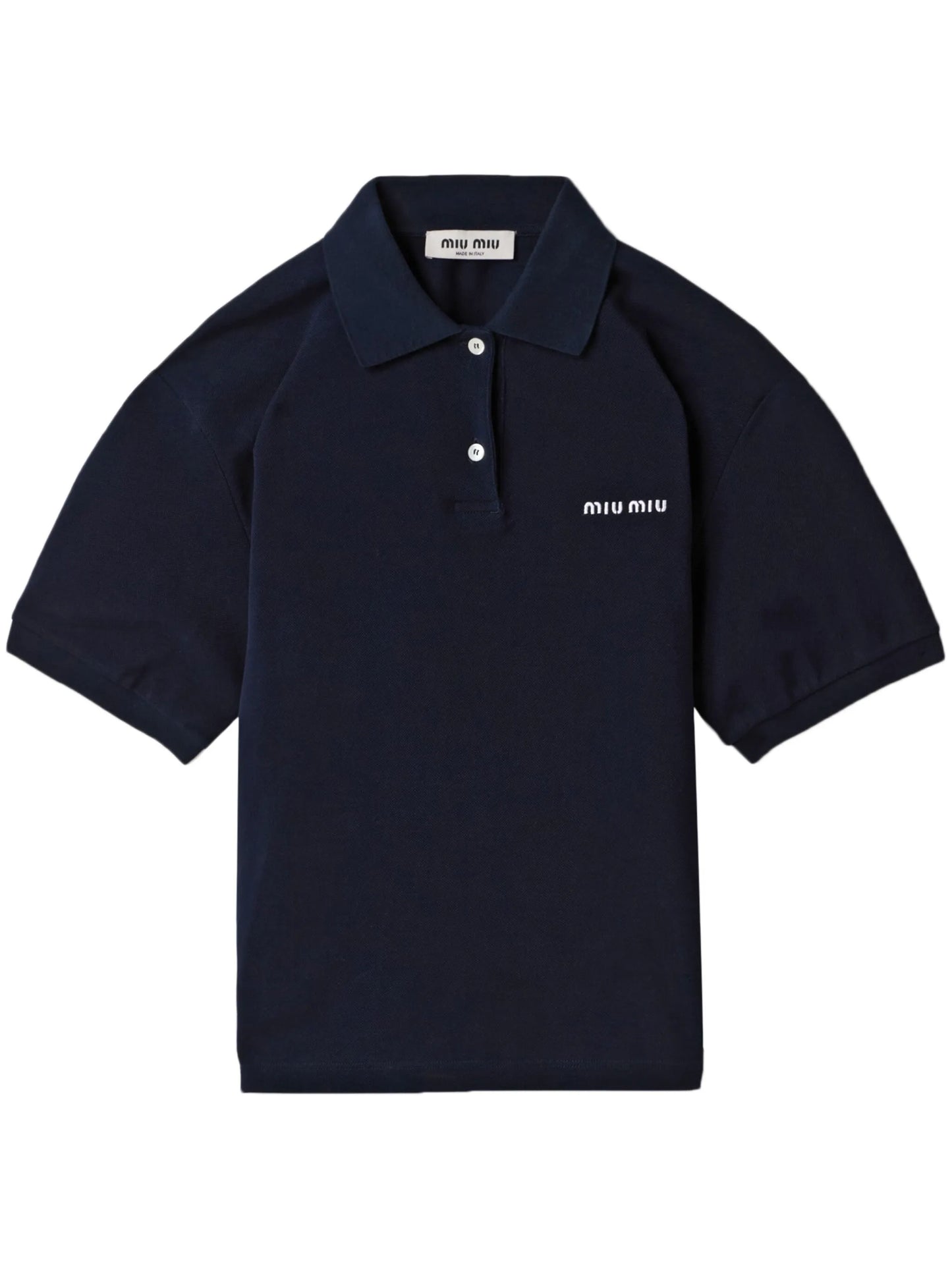 cotton piqué polo shirt
