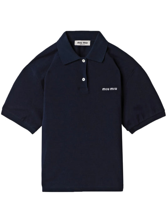cotton piqué polo shirt