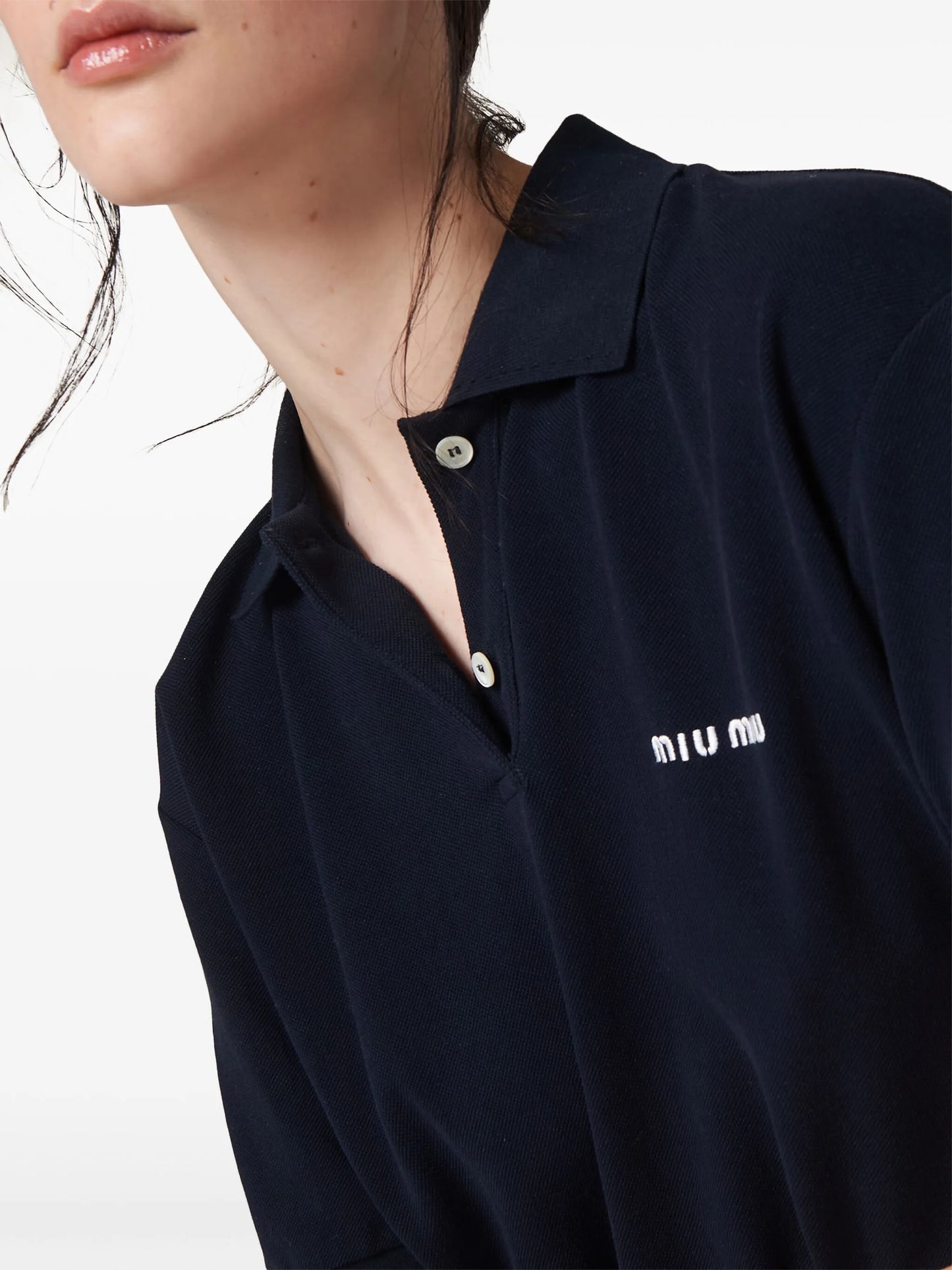 cotton piqué polo shirt
