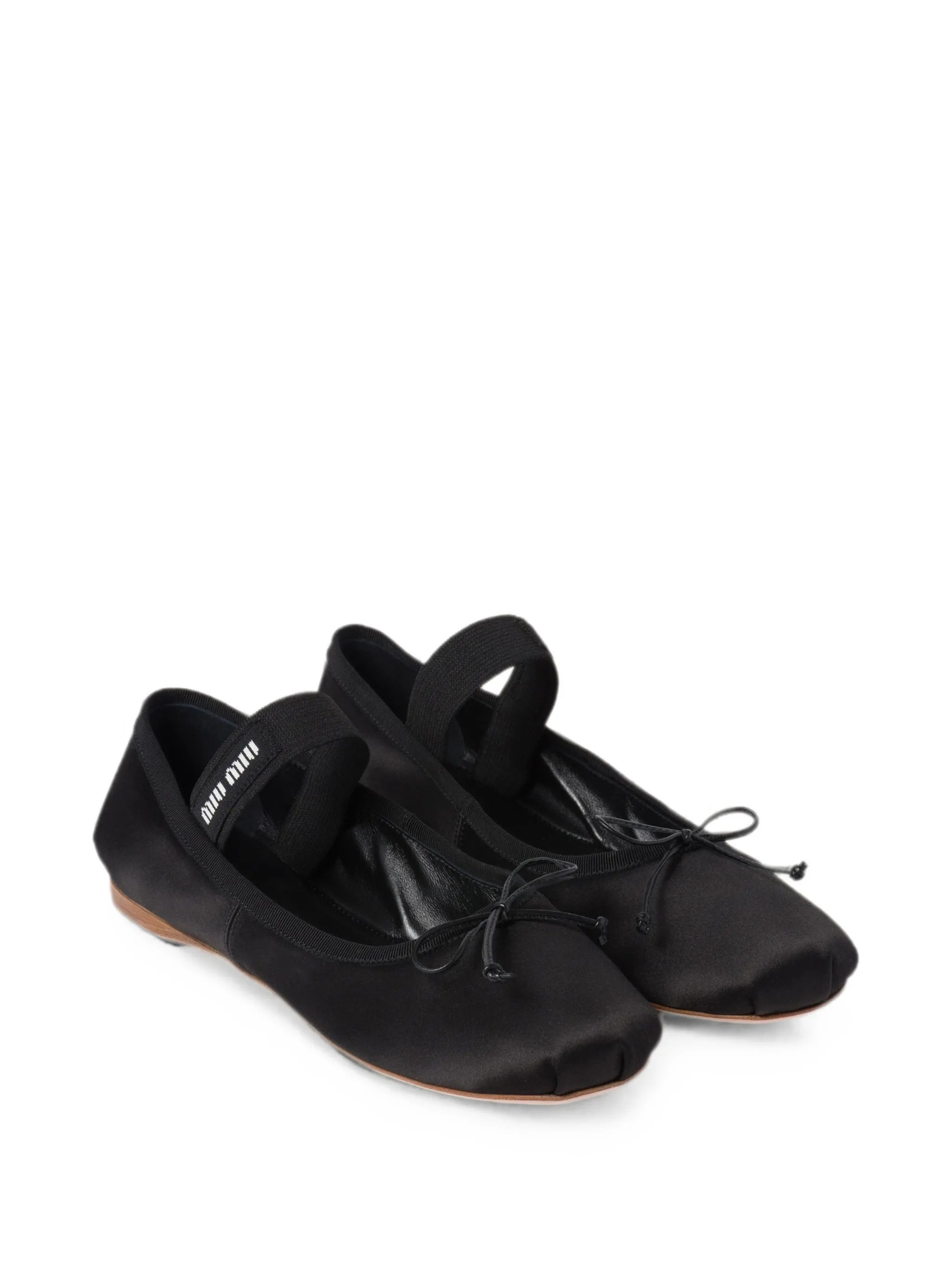 satin ballerinas