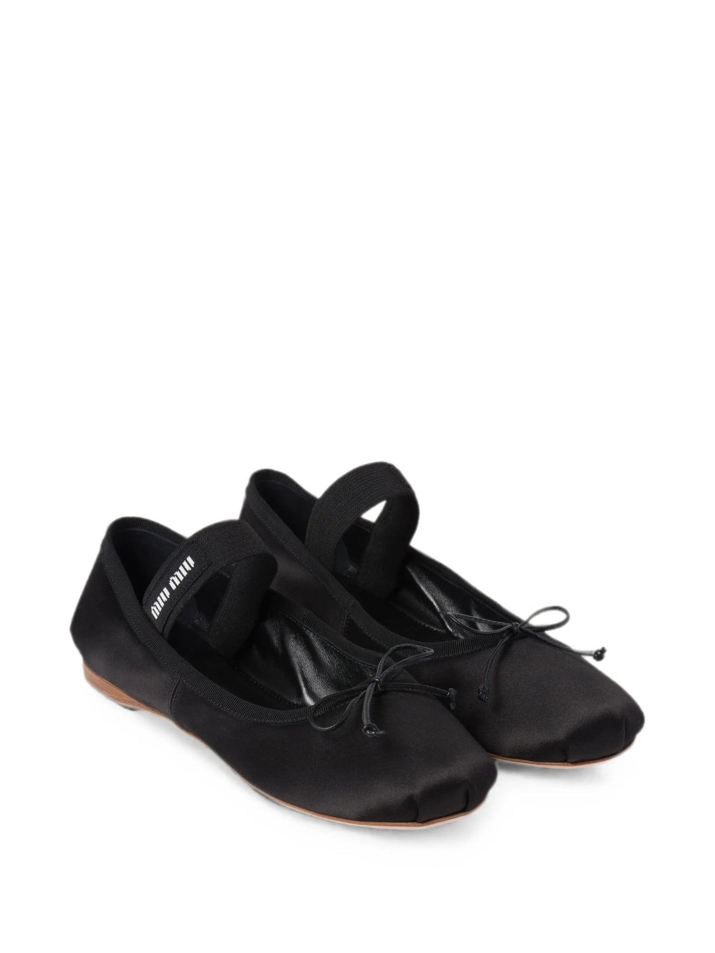satin ballerinas