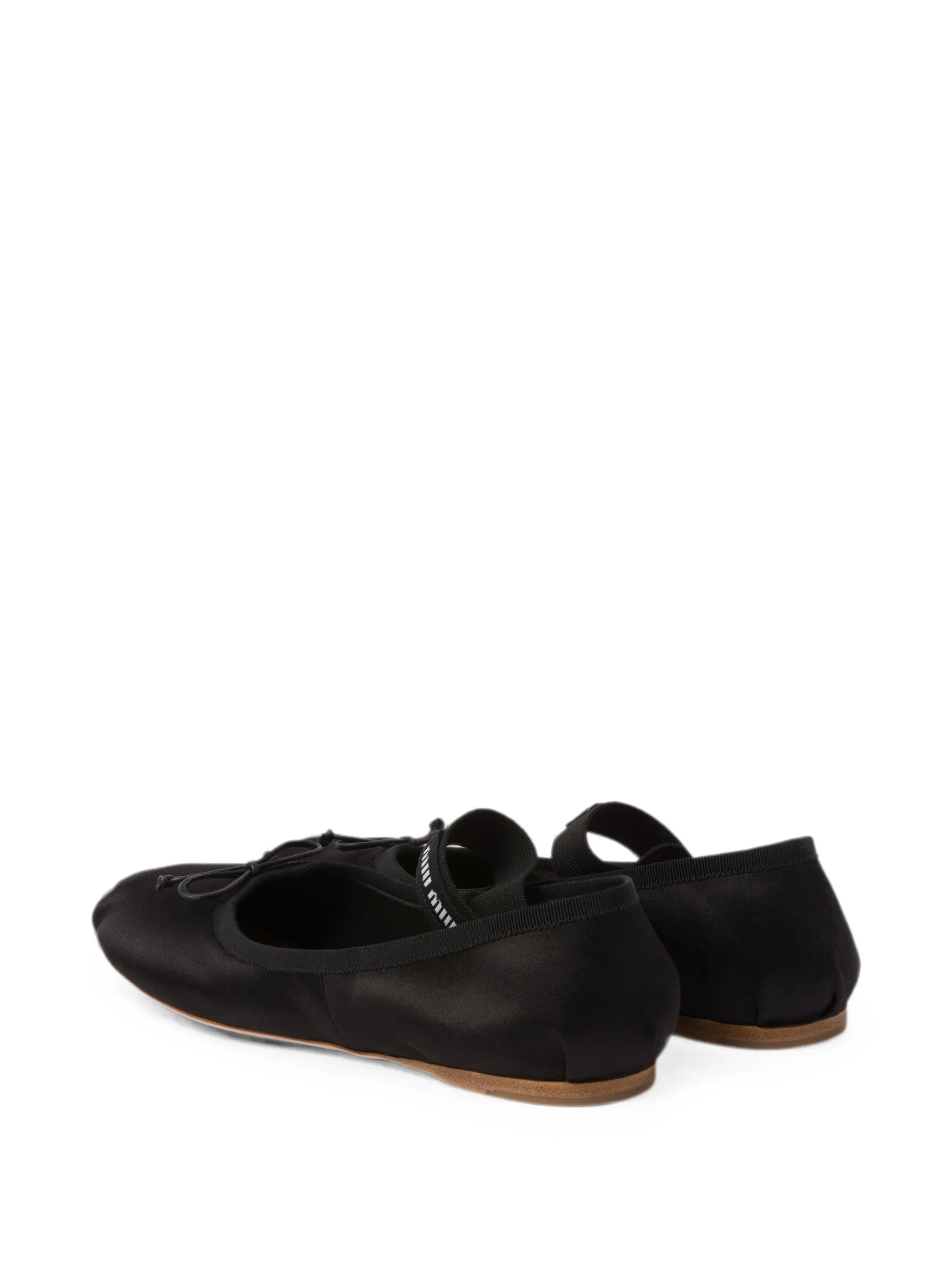 satin ballerinas