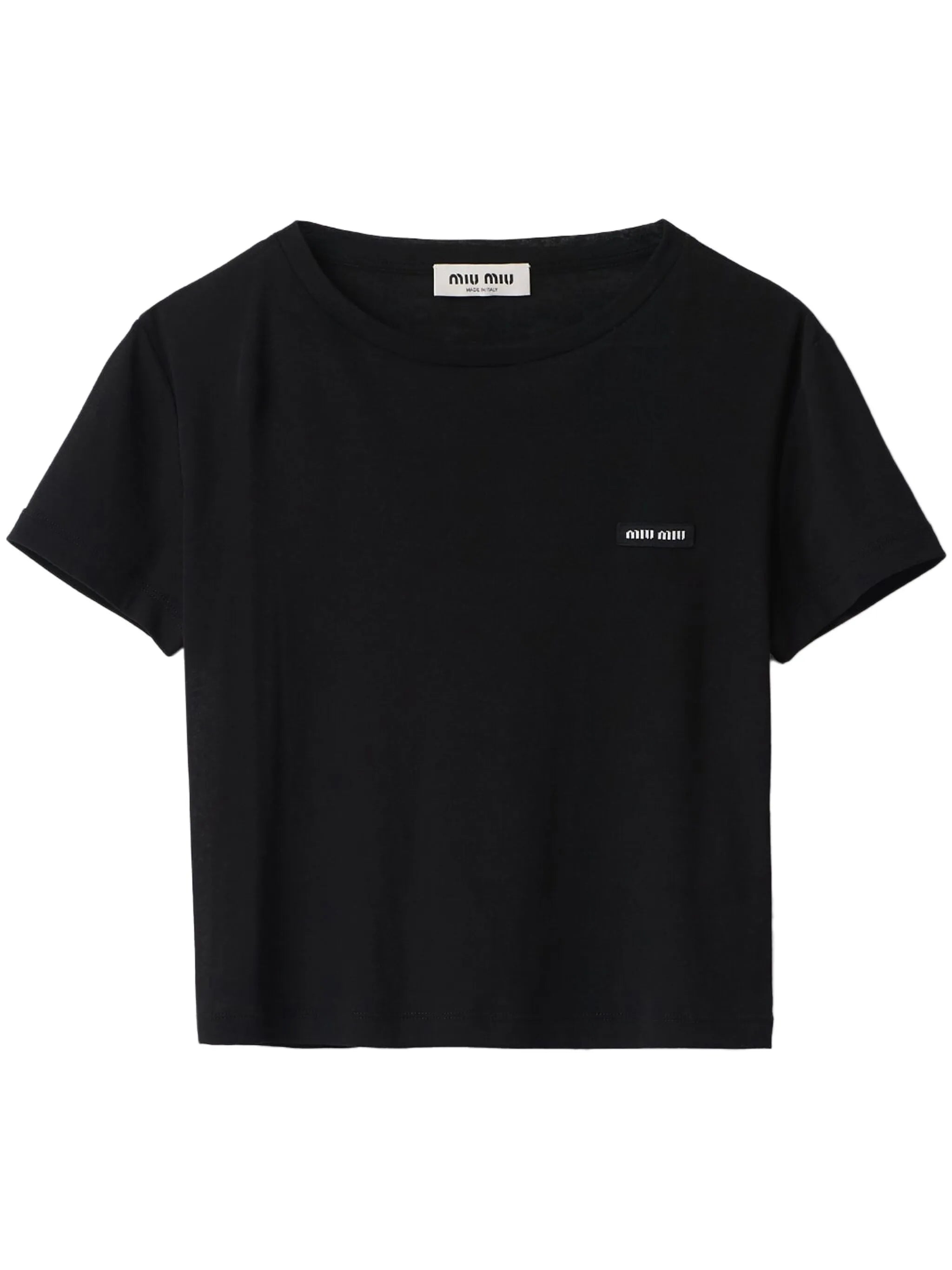 ribbed jersey T-shirt