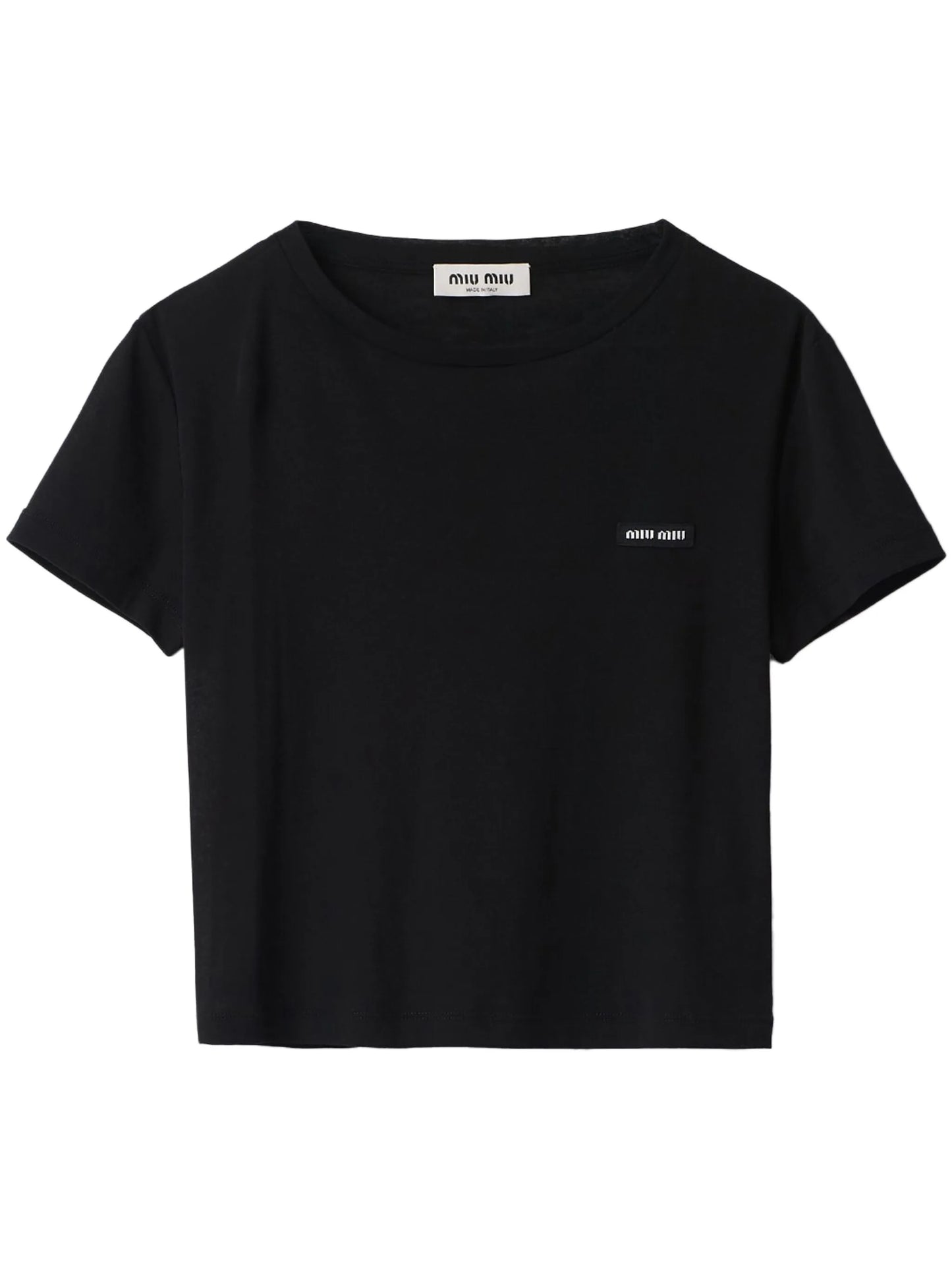 ribbed jersey T-shirt