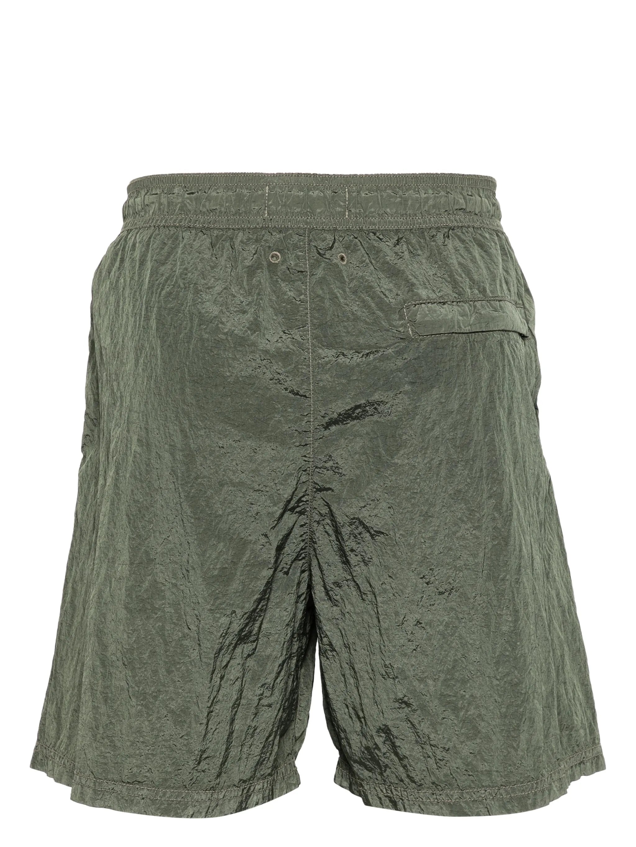 crinkled swim shorts