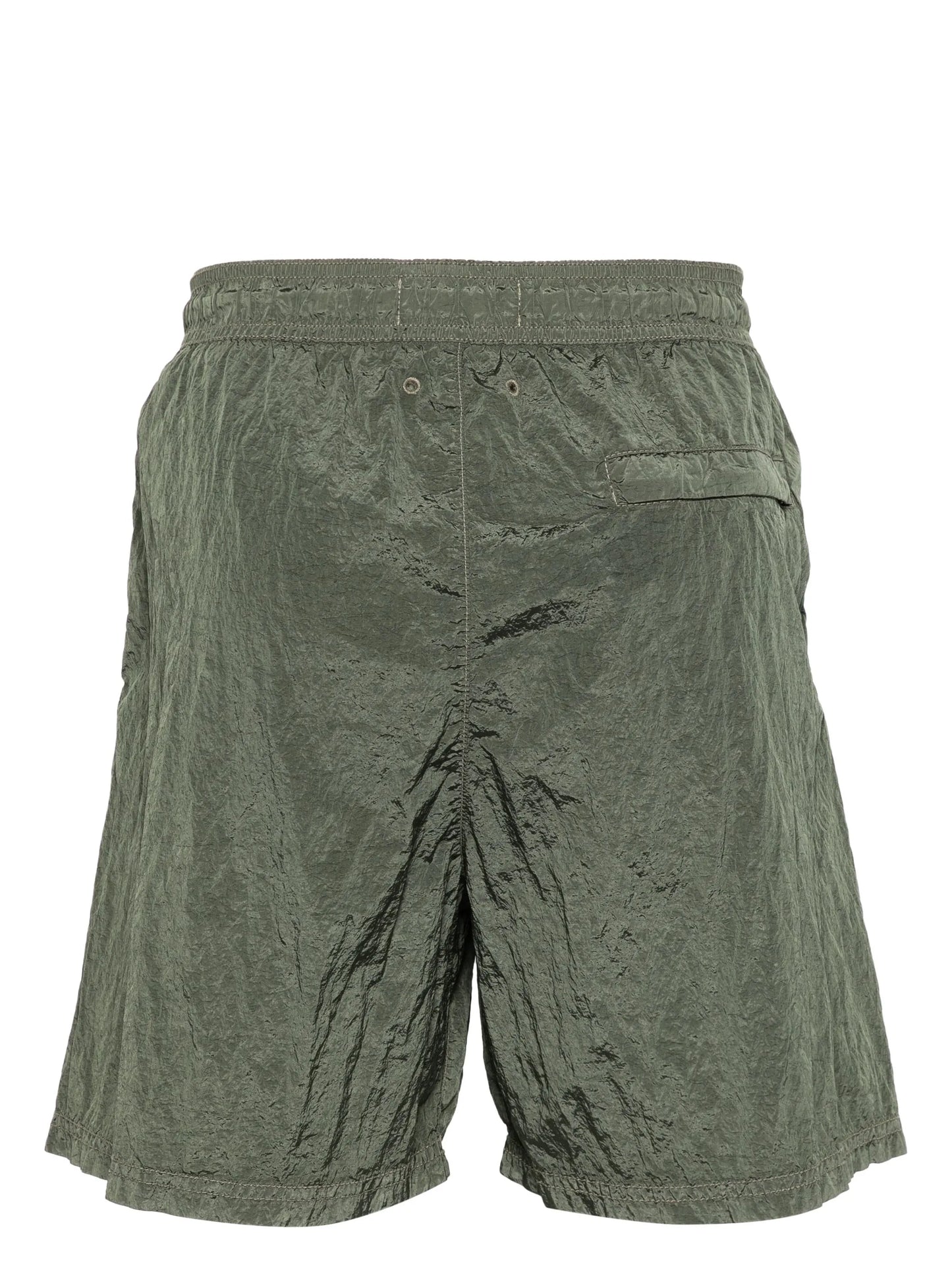 crinkled swim shorts