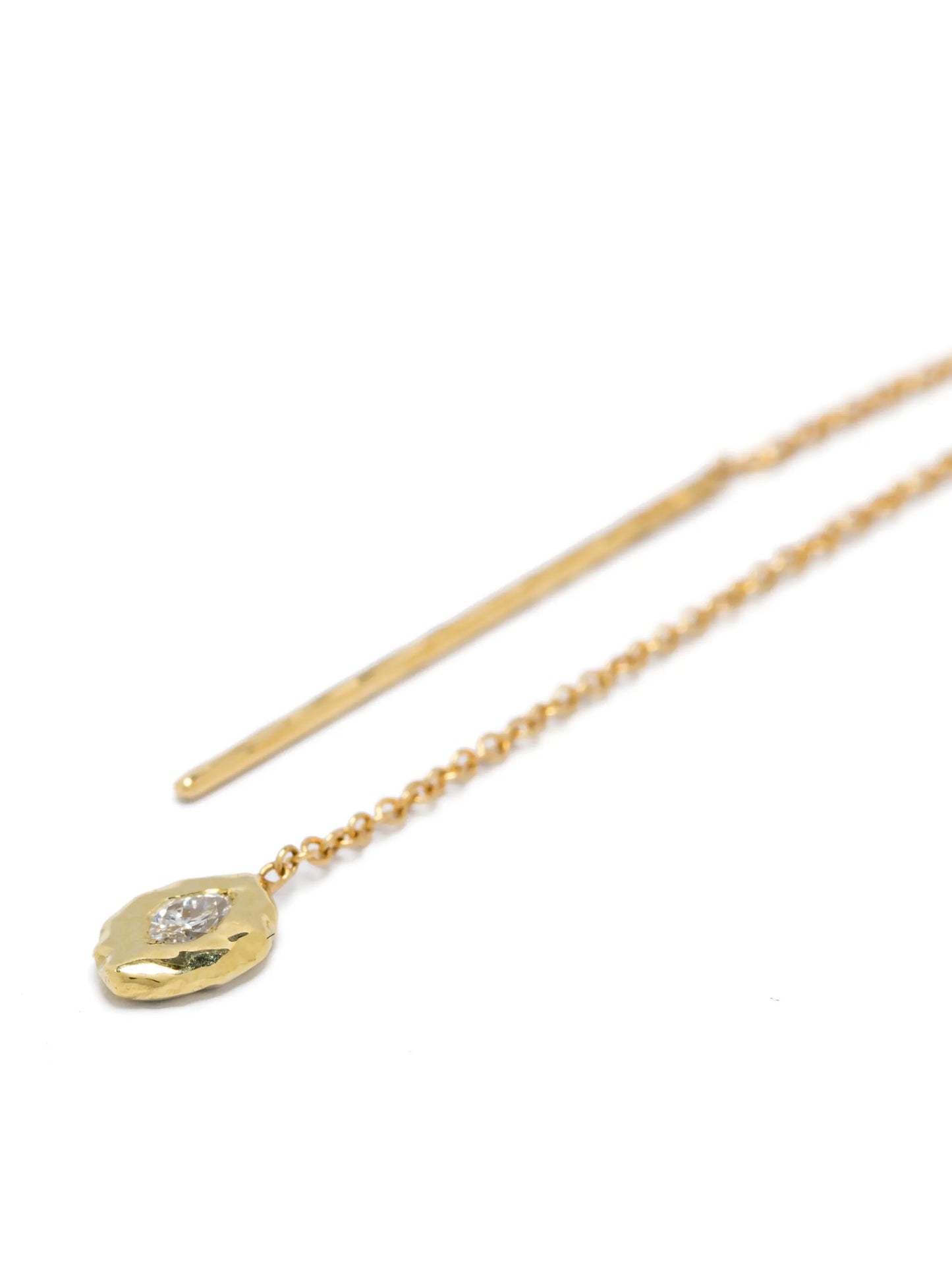 18kt yellow gold Nesting diamond earring