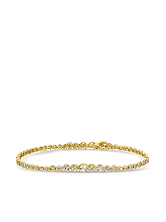 18kt yellow gold diamond bracelet