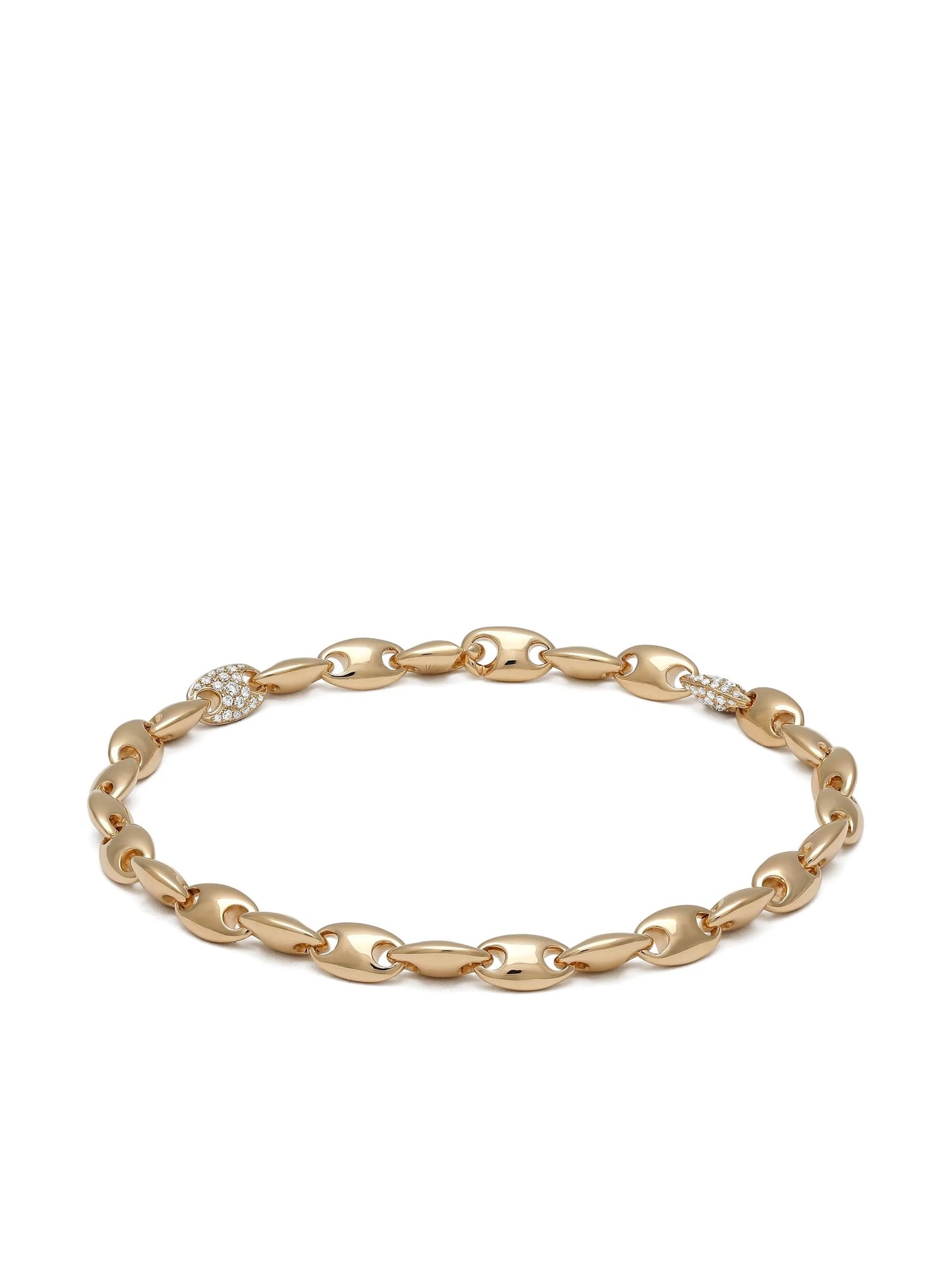 18kt yellow gold Neo diamond bracelet