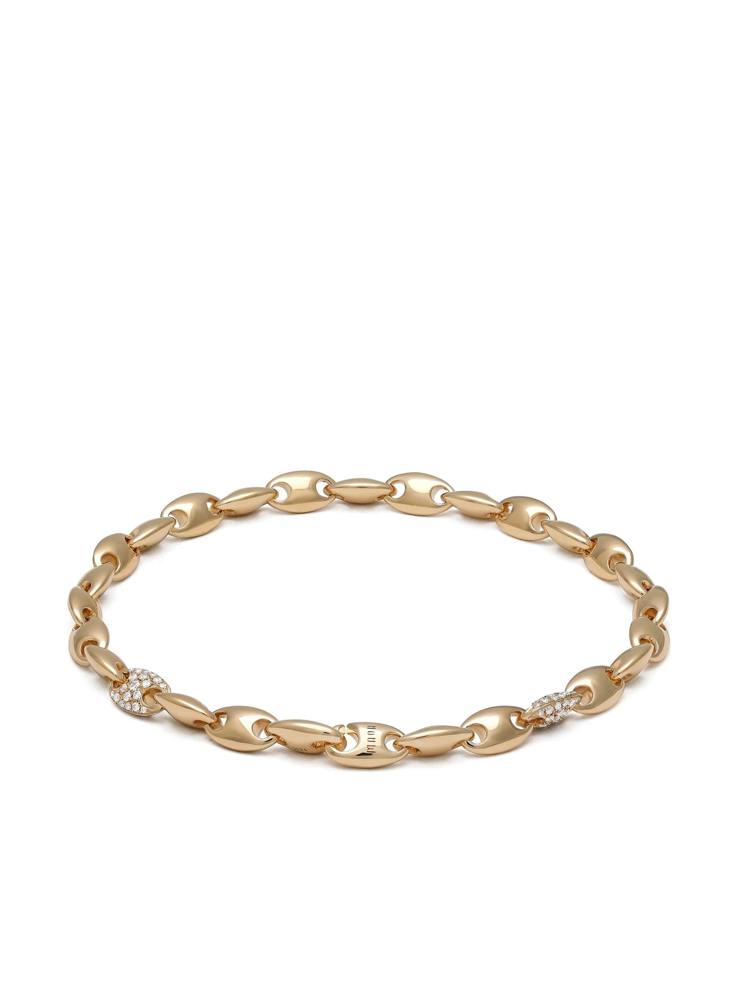 18kt yellow gold Neo diamond bracelet