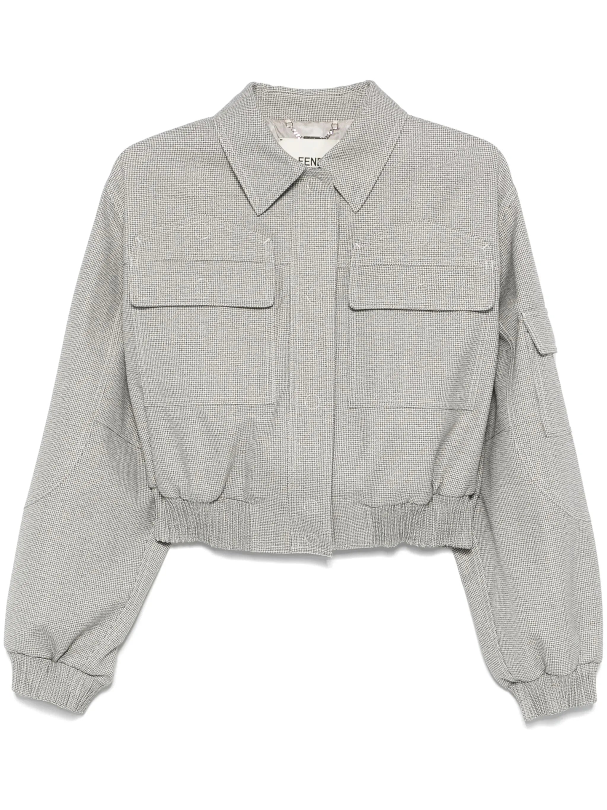 micro-check jacket