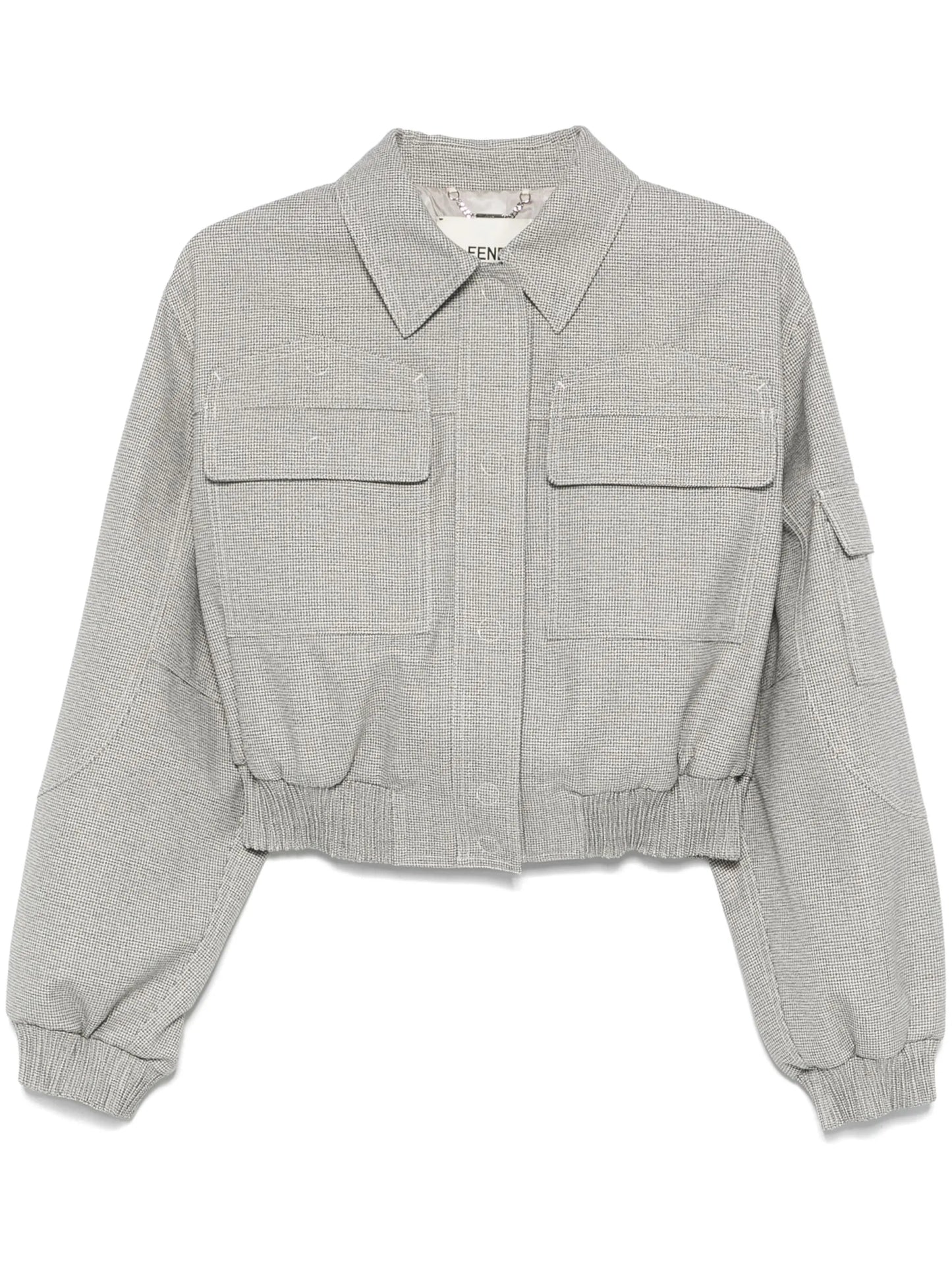 micro-check jacket