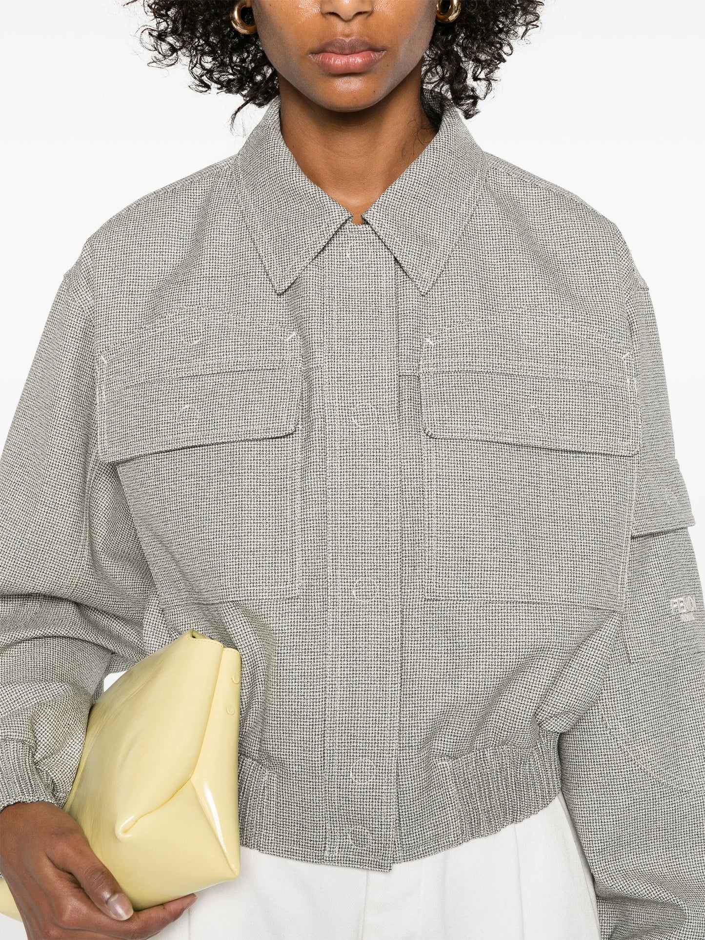 micro-check jacket