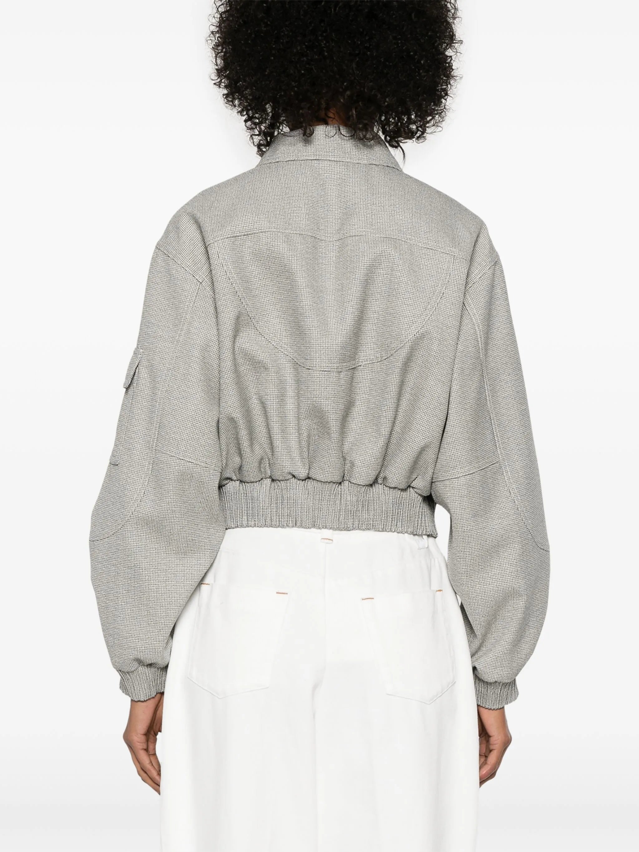 micro-check jacket