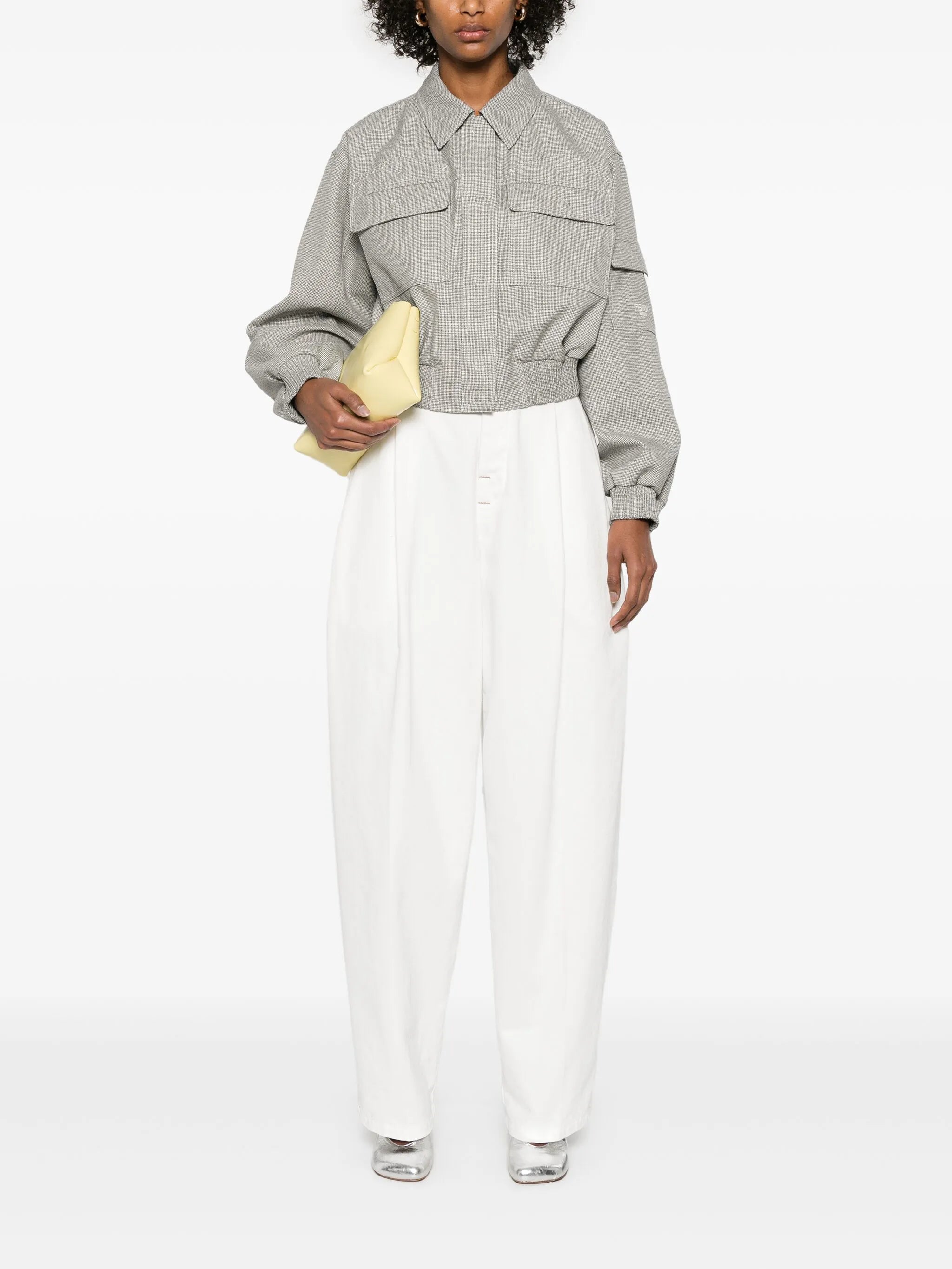 micro-check jacket