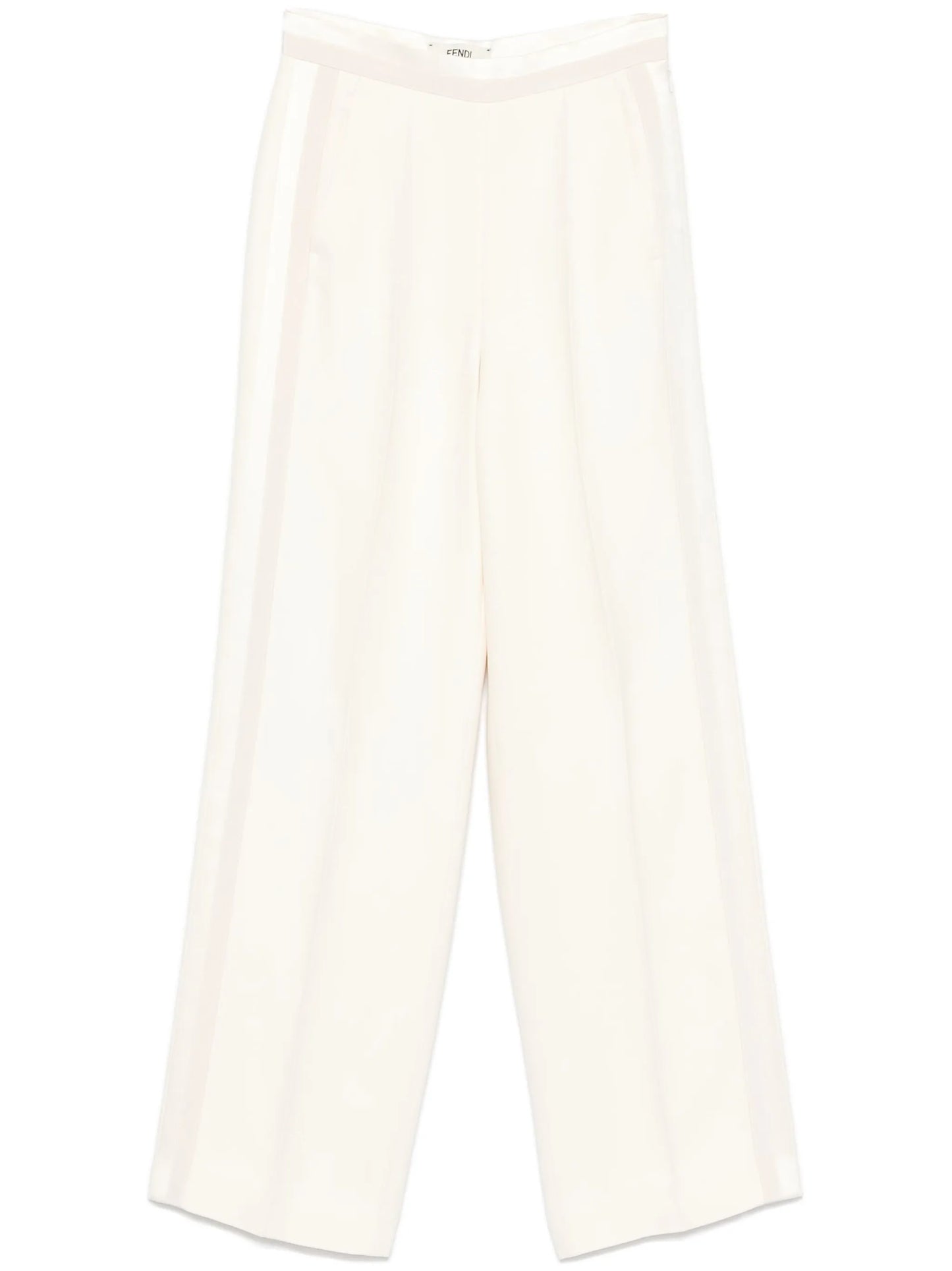 panelled wide-leg trousers