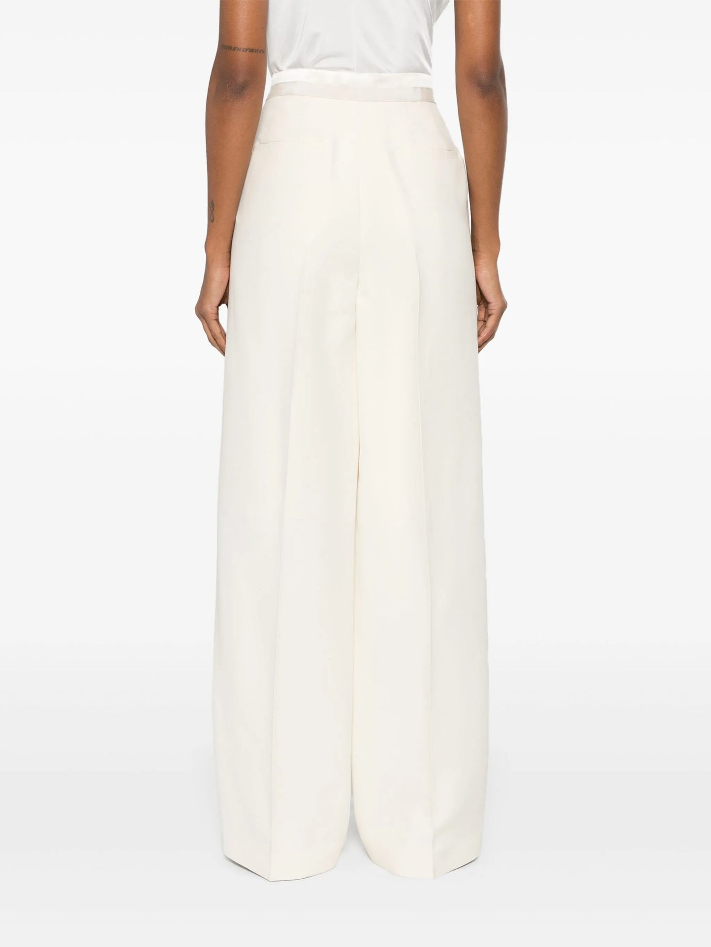 panelled wide-leg trousers