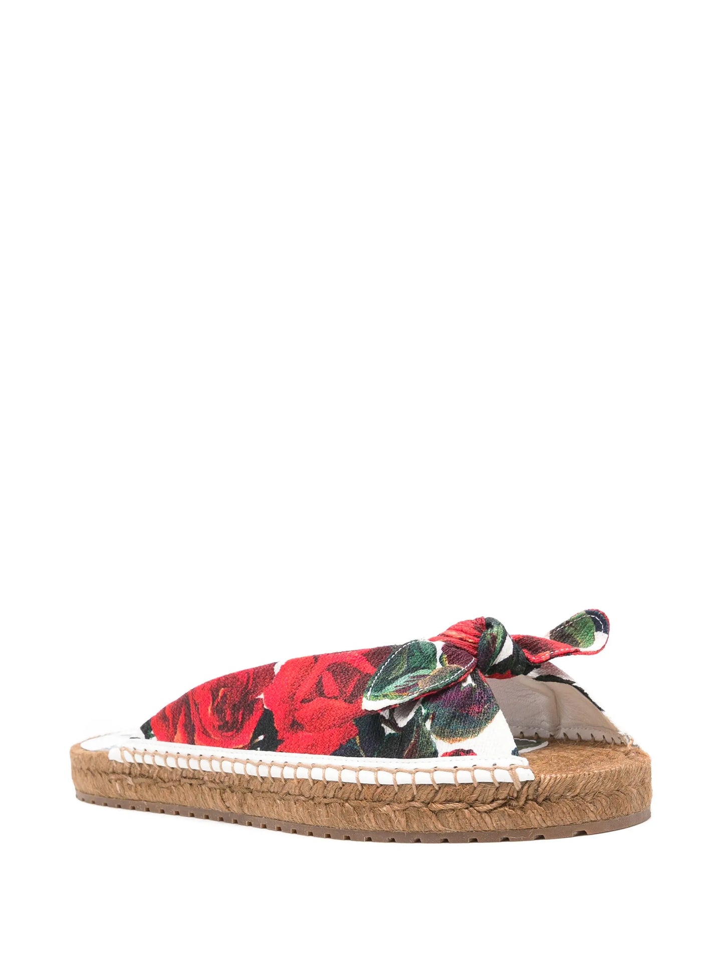floral-print espadrilles