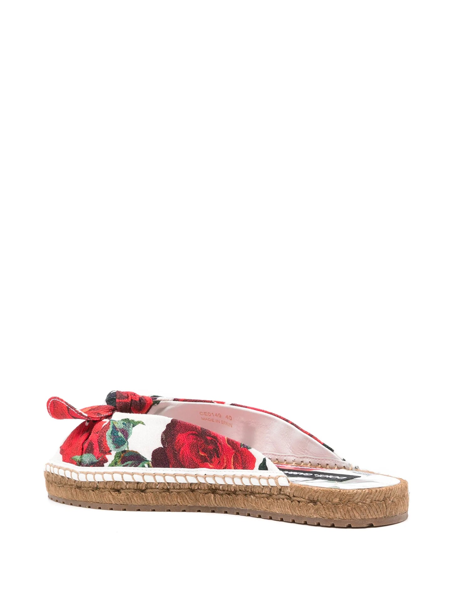 floral-print espadrilles