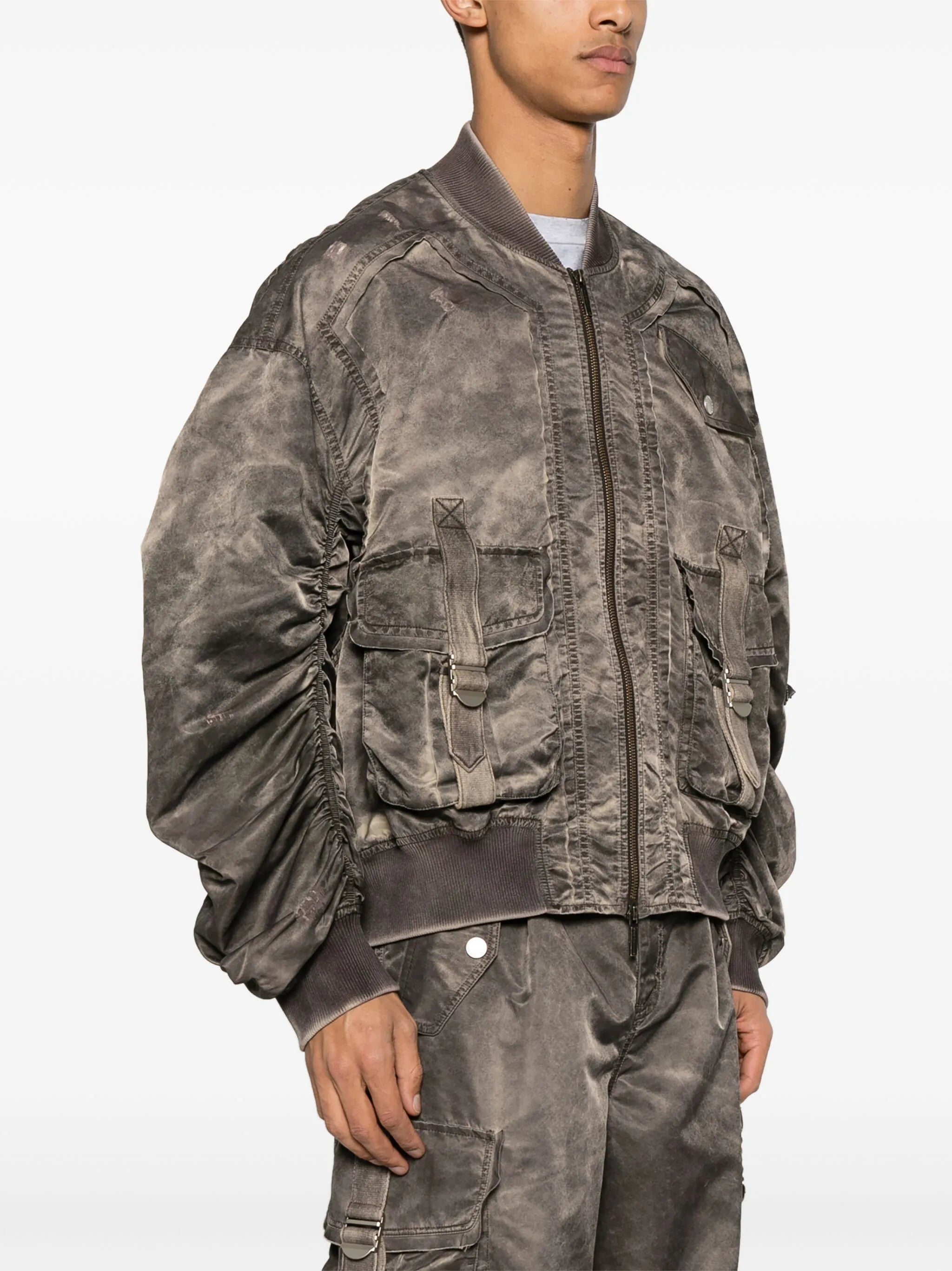 sandwash bomber jacket