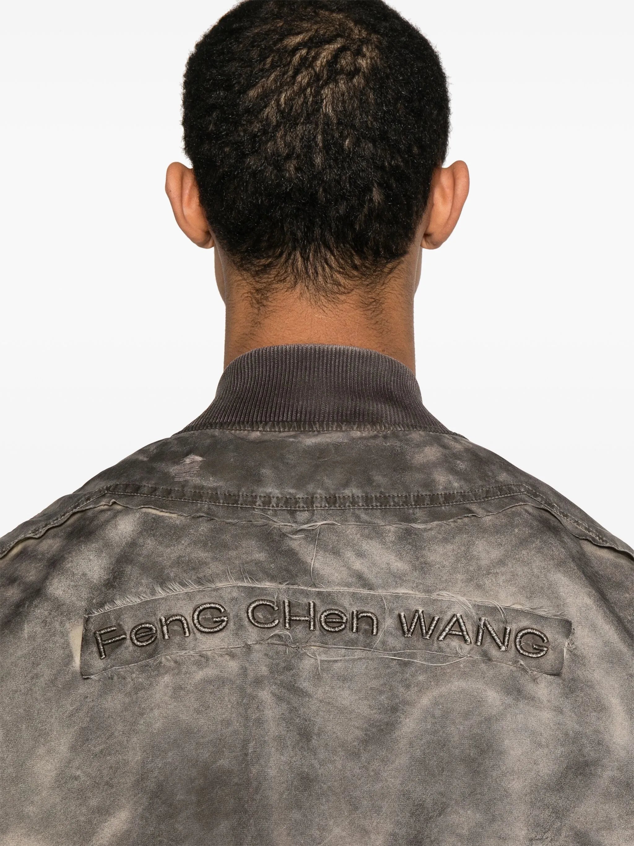 sandwash bomber jacket