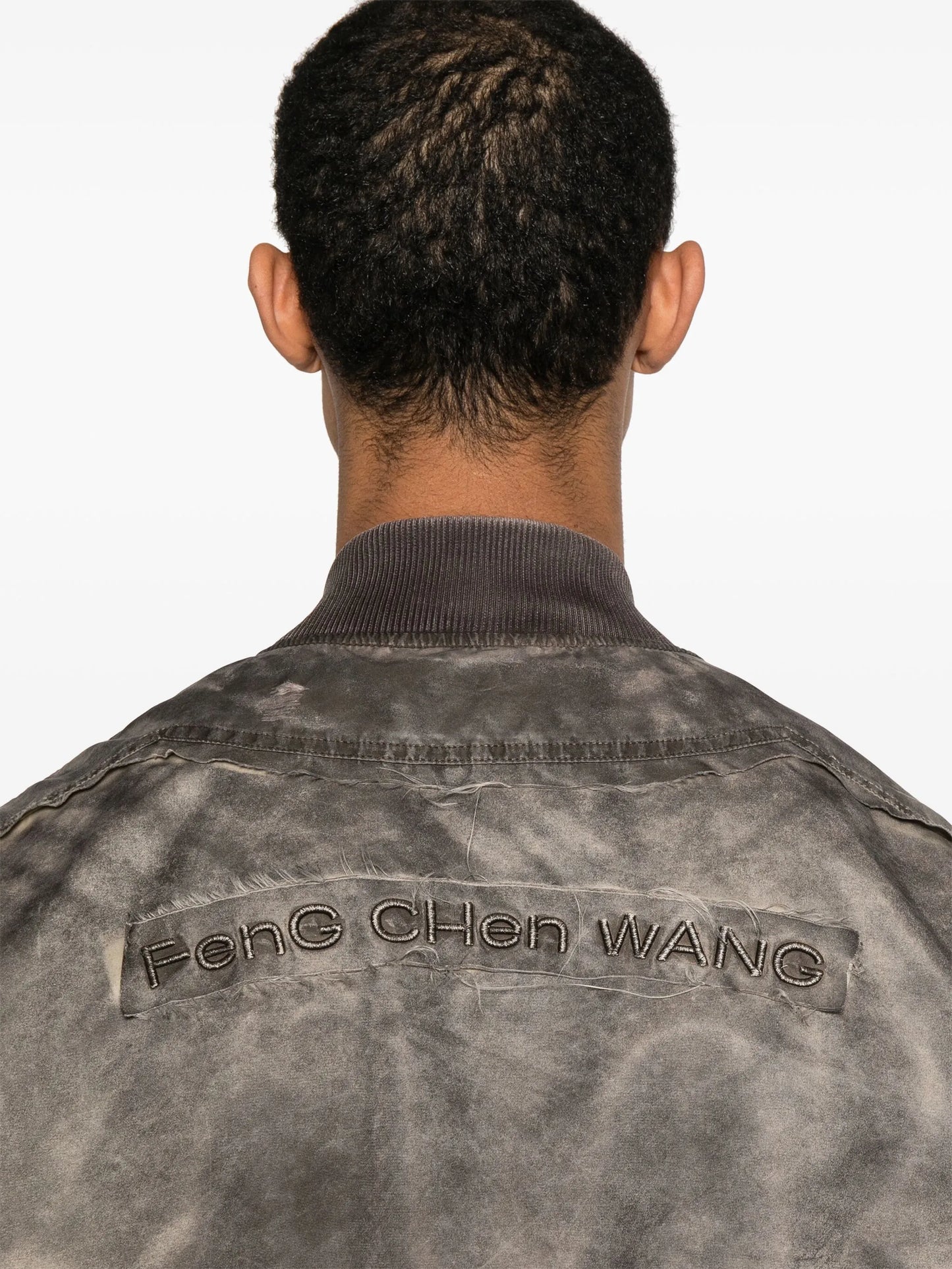 sandwash bomber jacket
